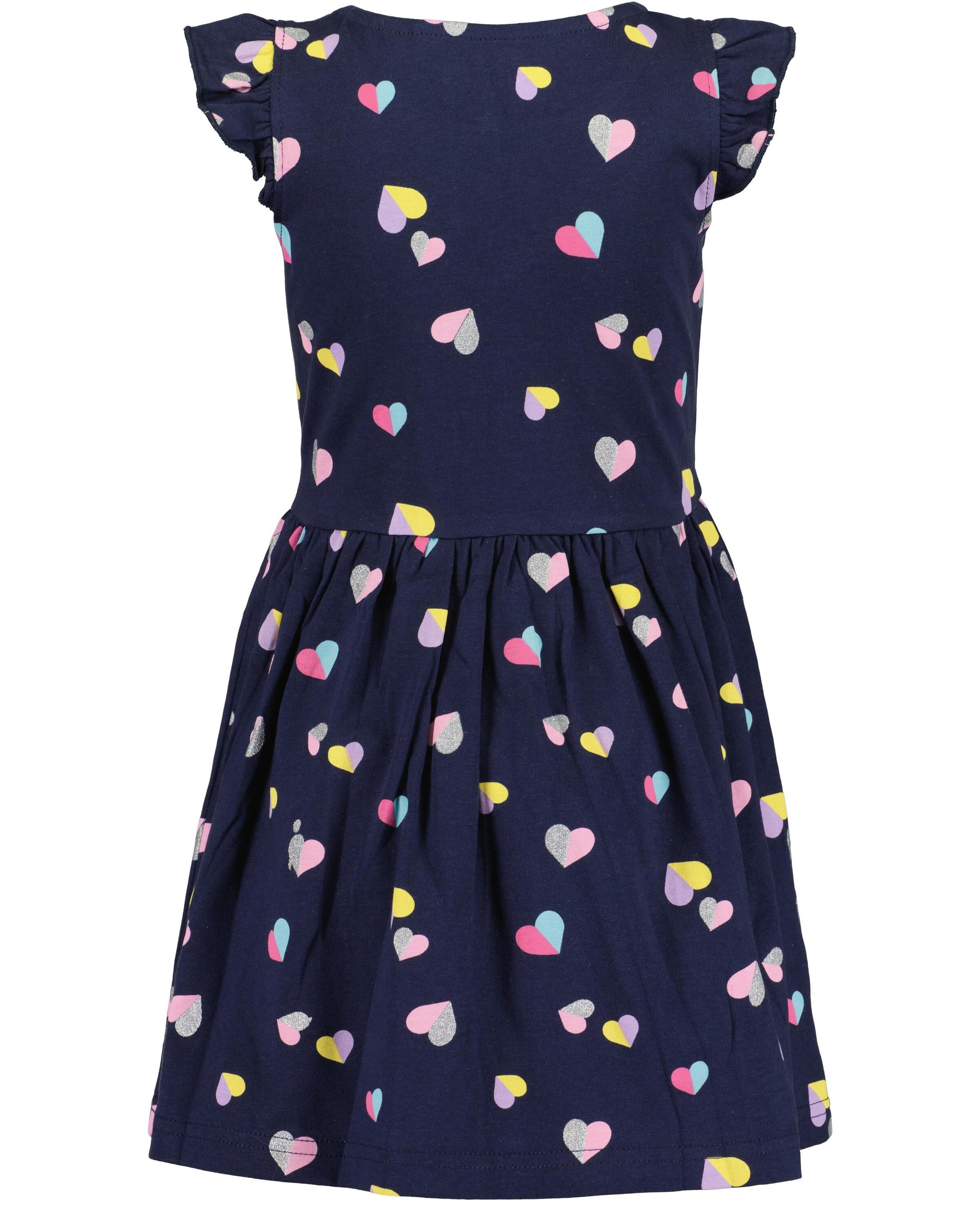 Blue Seven Jerseykleid »Blue Seven 2er Pack Mädchen Kleider gestreift und mit Herzen«