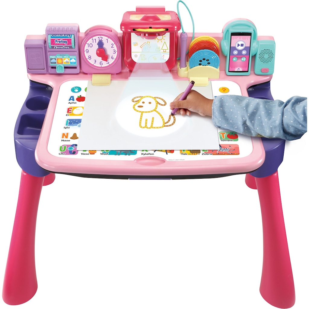 Vtech® Spieltisch »Ready Set School, 5in1 Magischer Schreibtisch, pink«