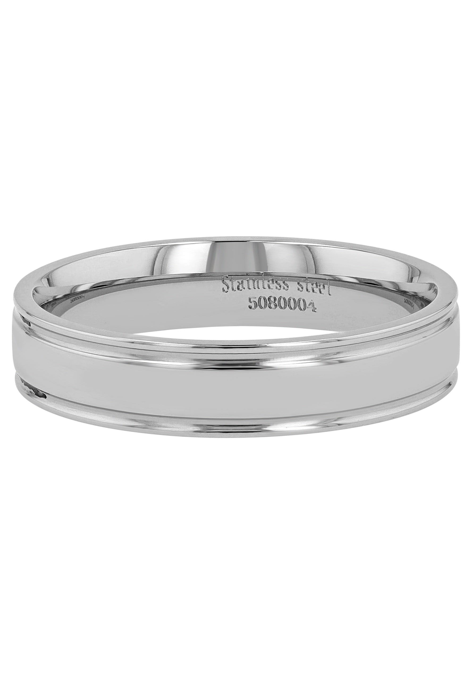 AKZENT Partnerring »Shining Aura, silberfarbig, langlebig«