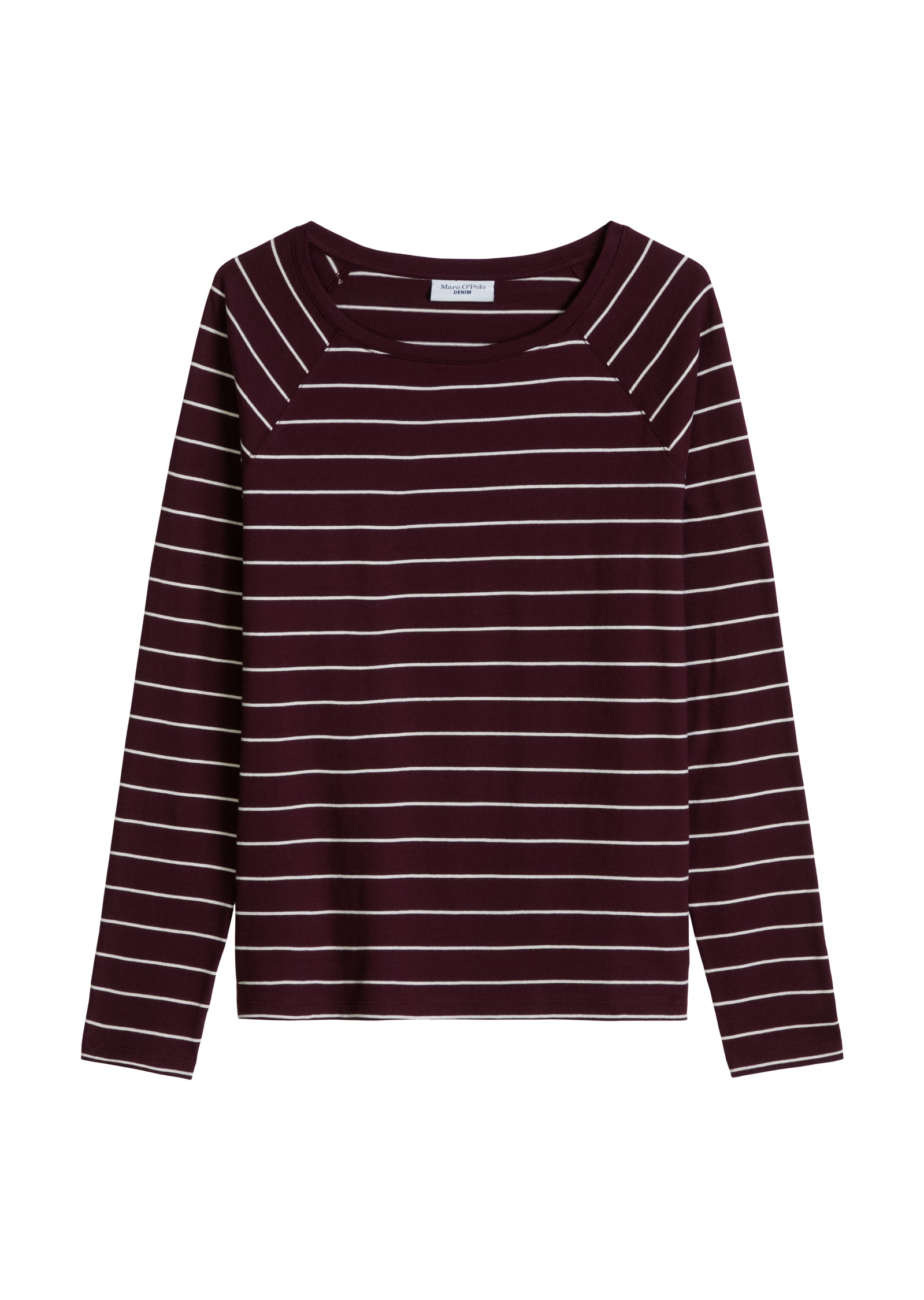Marc O'Polo DENIM Longsleeve Gestreift, relaxed aus Loose Knit Jersey