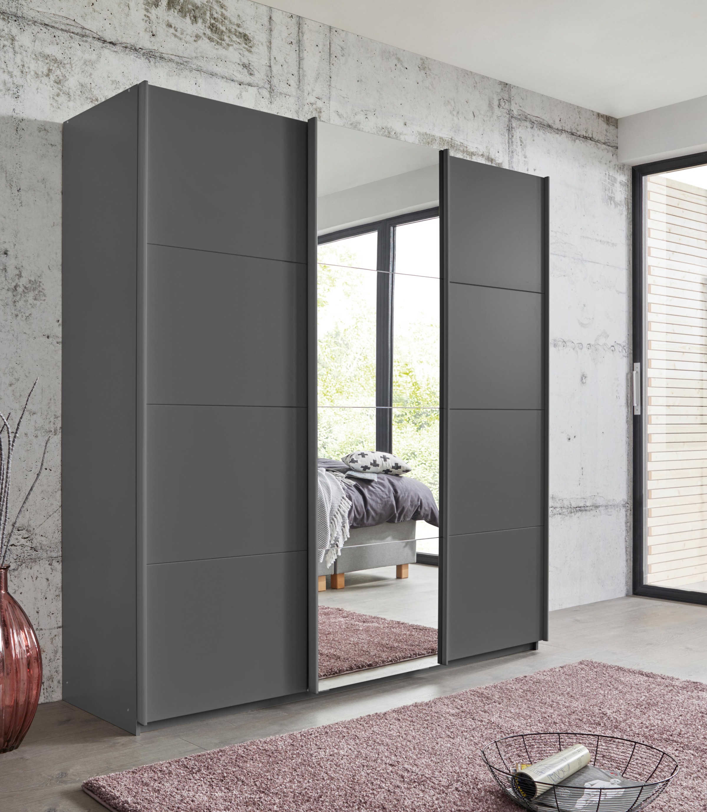 rauch Schwebetürenschrank »Kleiderschrank Schrank Garderobe Wäscheschrank BESTSELLER KEPAN« inkl. Schubladen-Einsatz und extra Einlegeböden MADE IN GERMANY