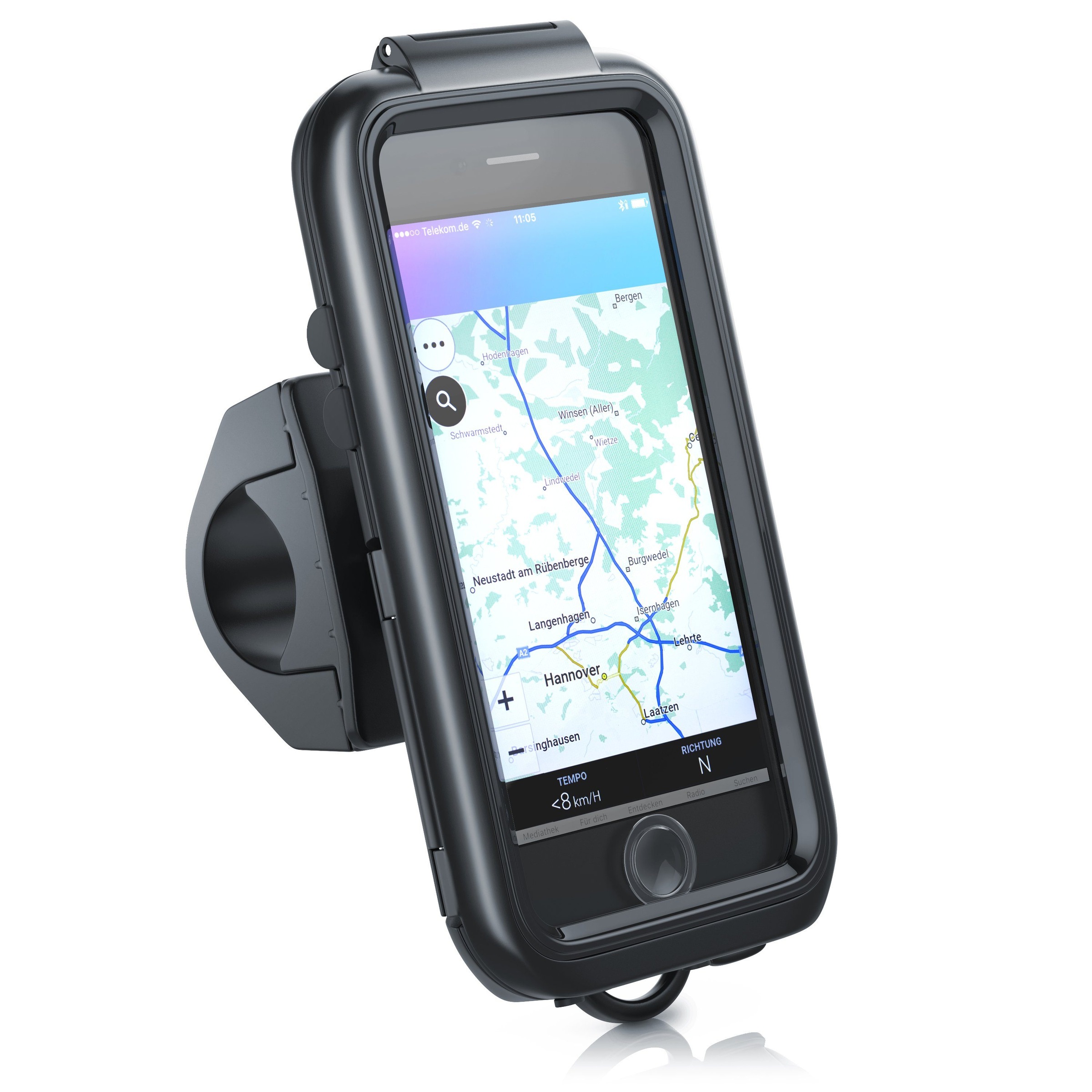 Arendo wasserabweisende Fahrradhalterung für Apple iPhone 6 / 7
