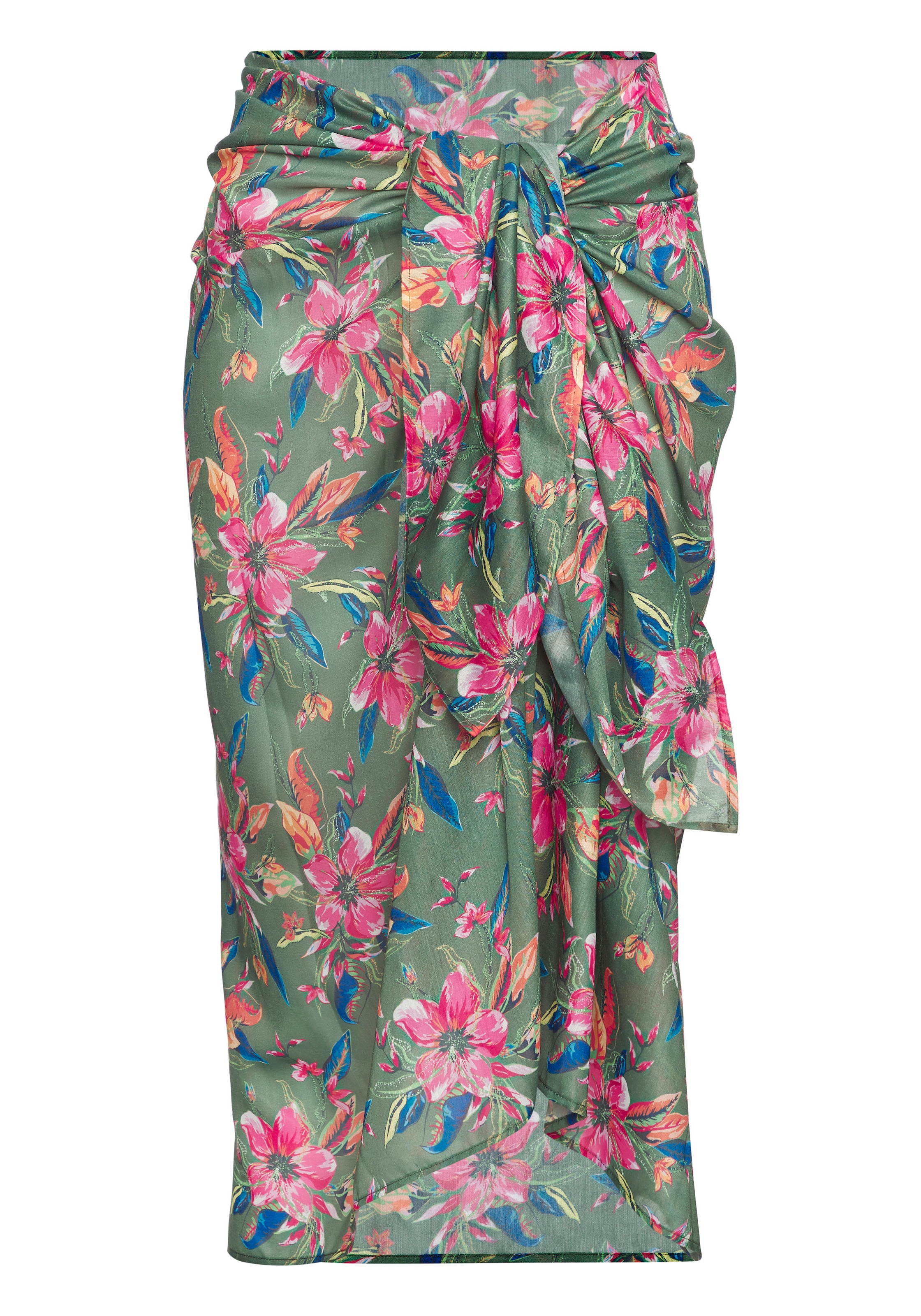 LASCANA Strandrock mit Alloverdruck