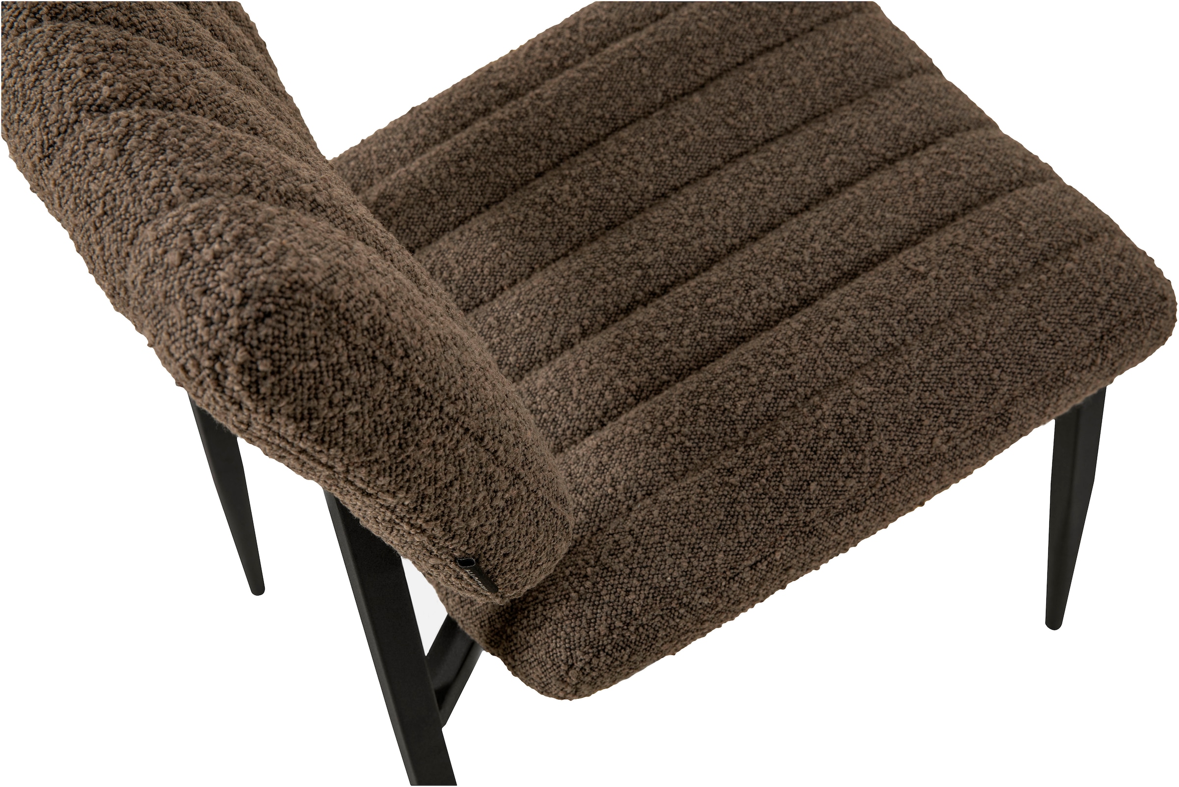 OMG Design Esszimmerstuhl »Dirk«, (Set), 1 St., Stoff, moderner Boucle Bezug, bequem gepolstert