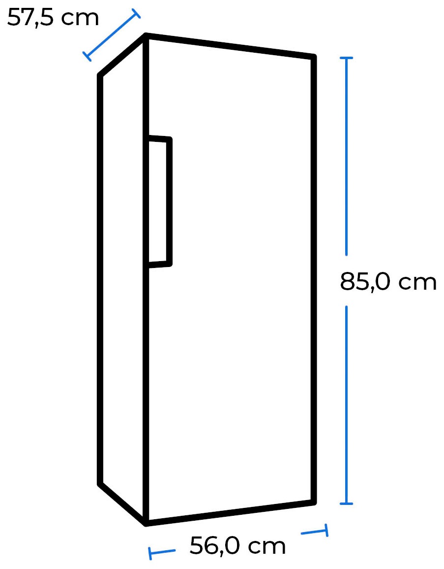 exquisit Vollraumkühlschrank »KS16-V-H-010E weiss«, 133 L Volumen