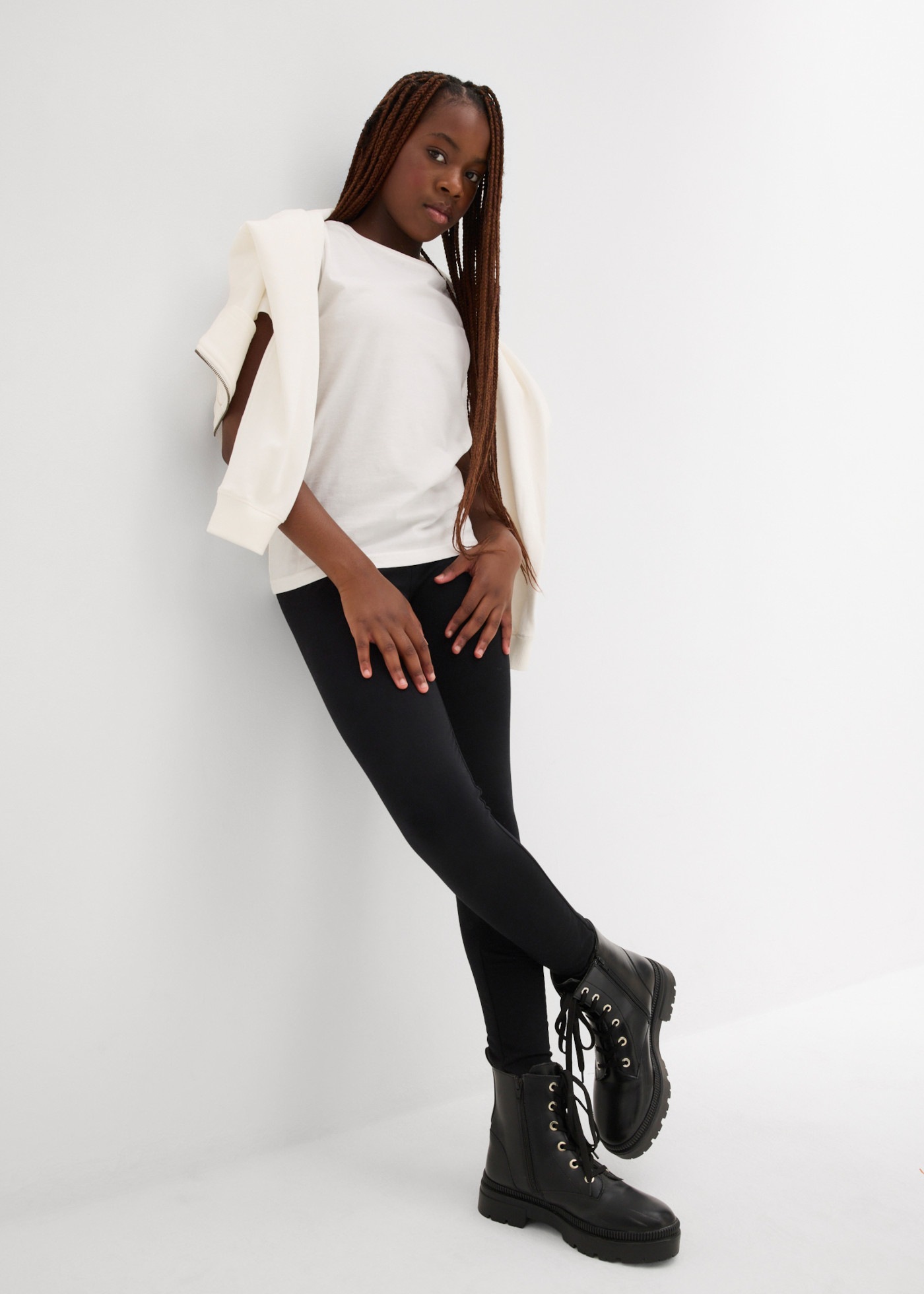 bonprix Thermoleggings  mit angerauter Innenseite, bequeme Passform, für Mädchen, Casual-Stil
