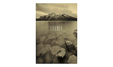 Komar Poster »Word Lake Silence Sand«, Natur, Höhe: 50cm kaufen