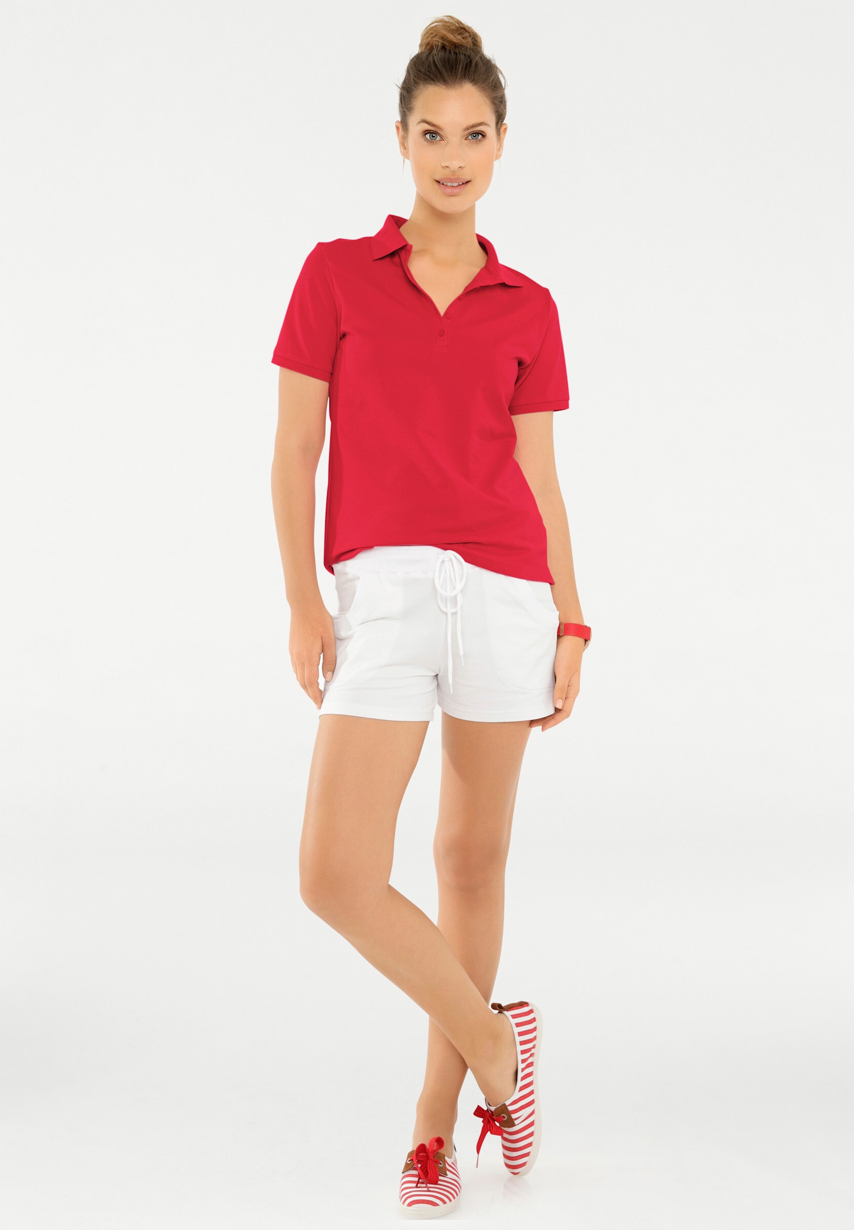 heine T-Shirt »Poloshirt Poloshirt in Pikee-Qualität«