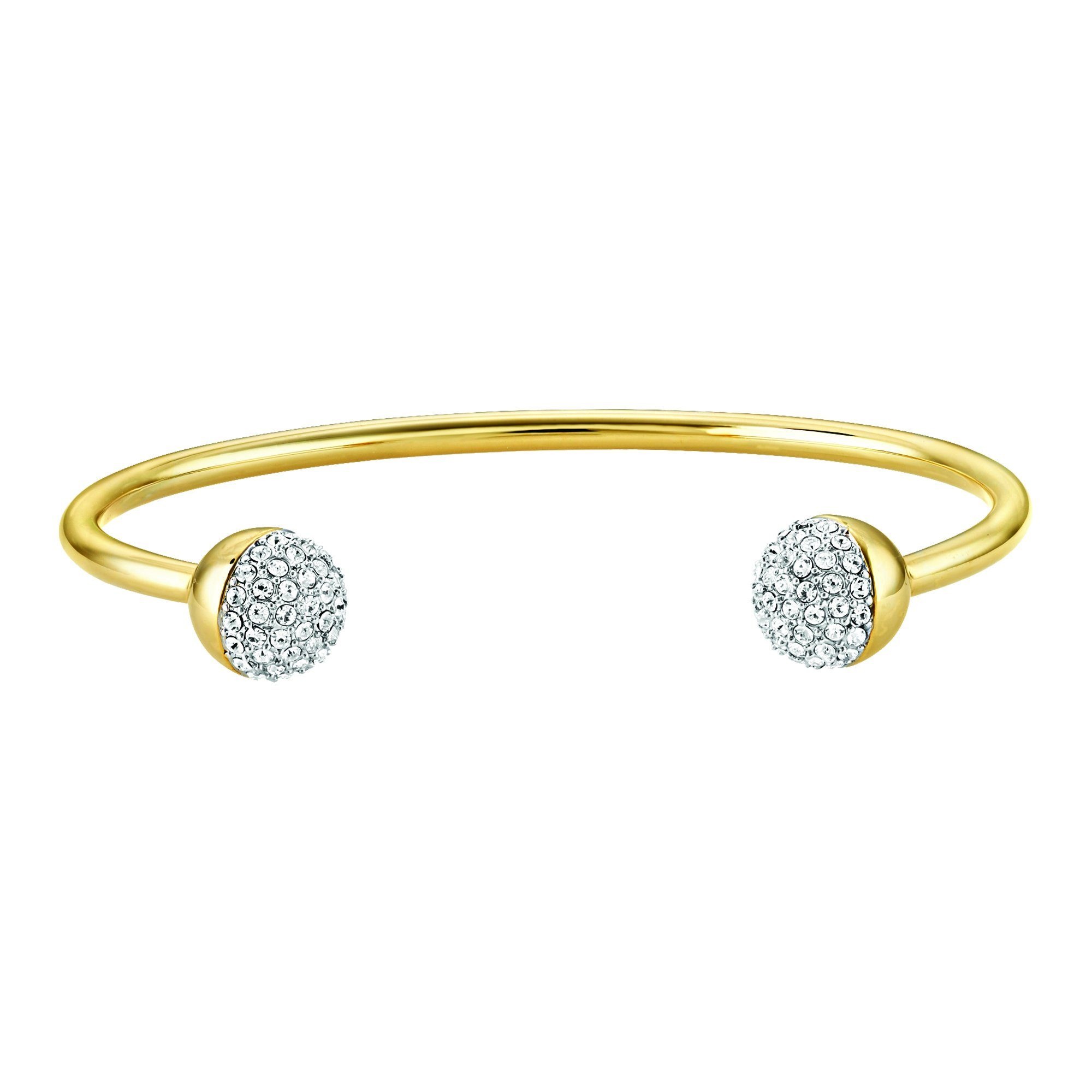 Buckley London Armschmuck Messing vergoldet mit Kristallen