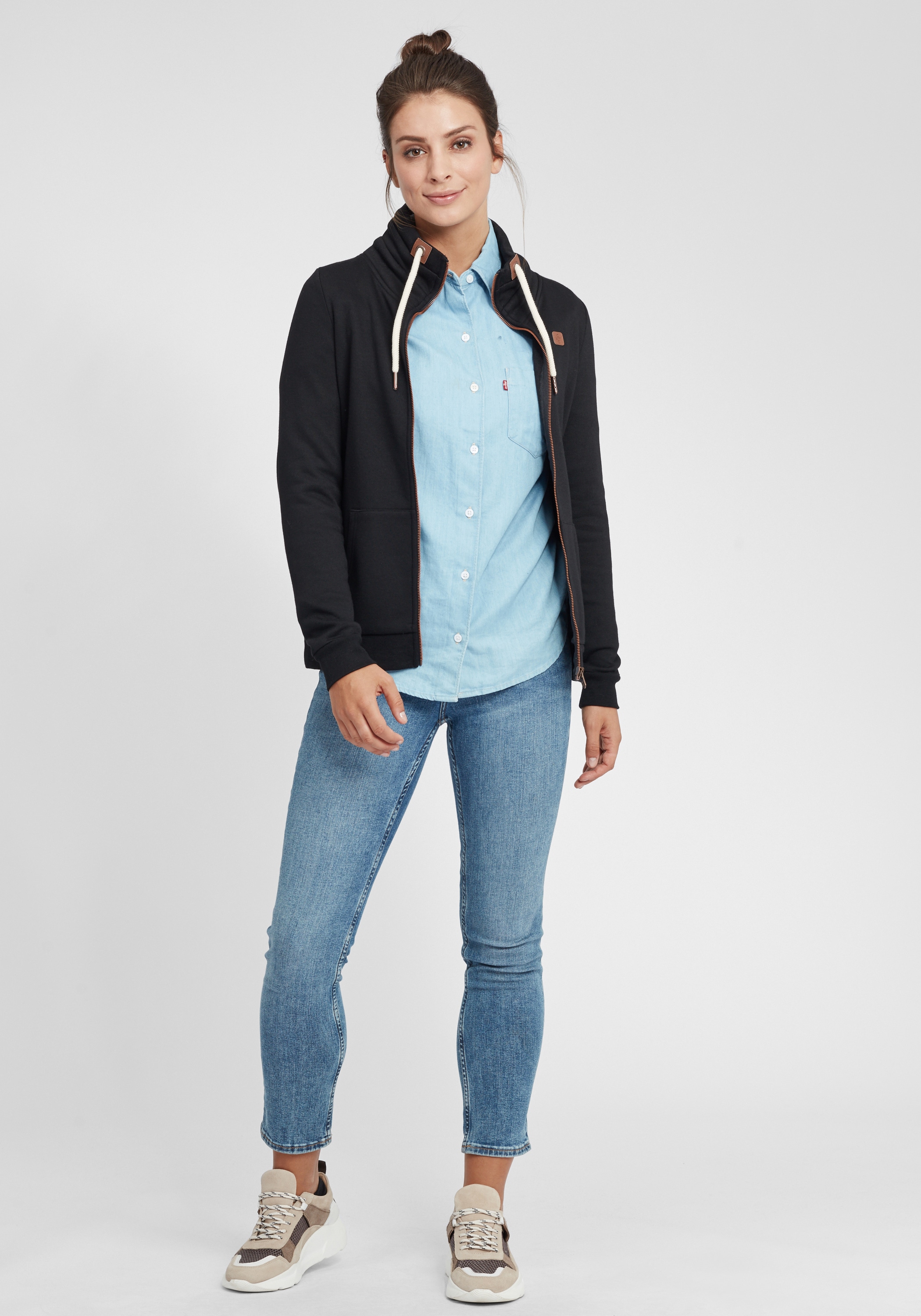 OXMO Sweatjacke »Sweatjacke OXVicky«