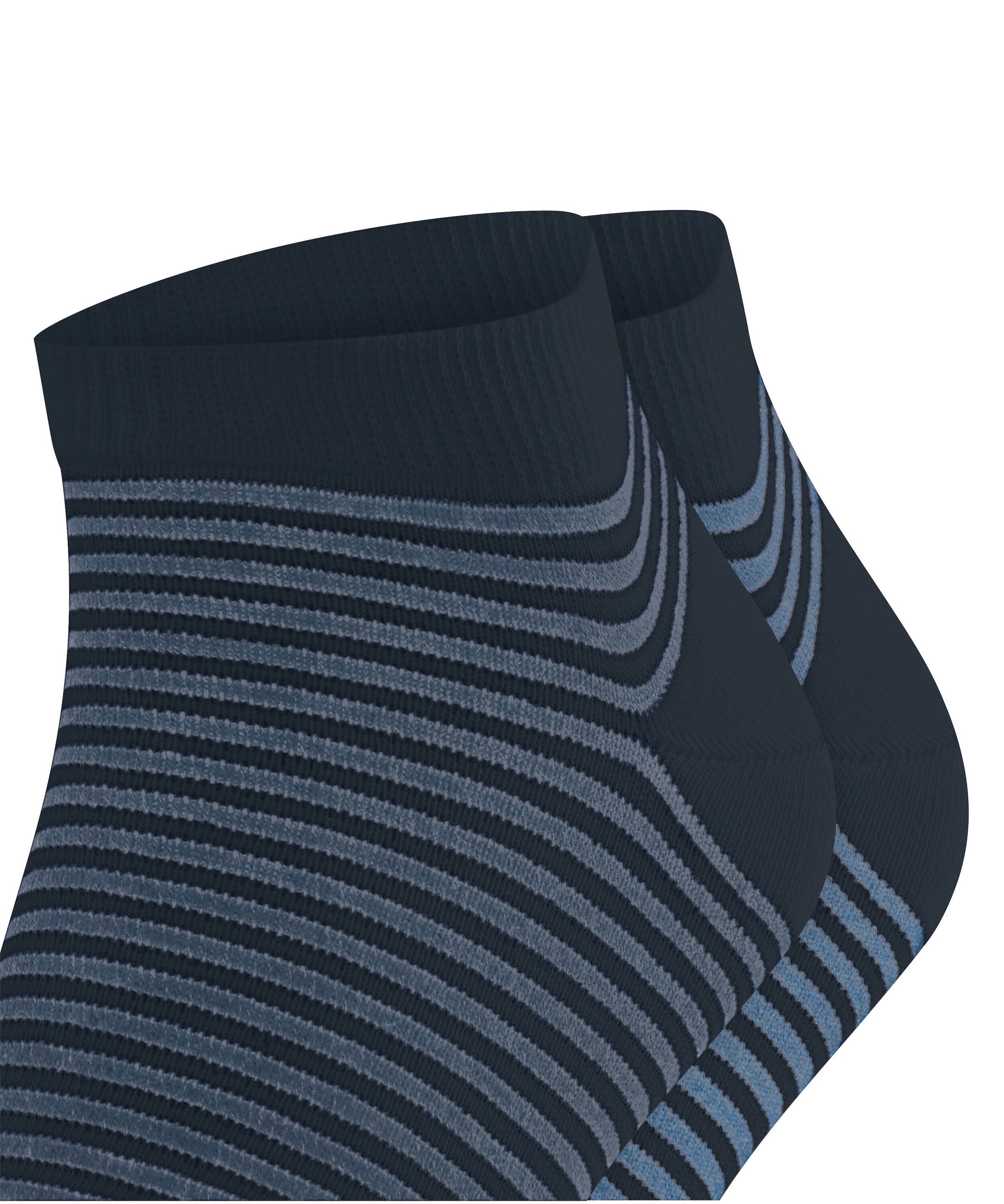 Esprit Sneakersocken »Fine Line« 2 Paar,  gestreift, schmales Bündchen, bequem