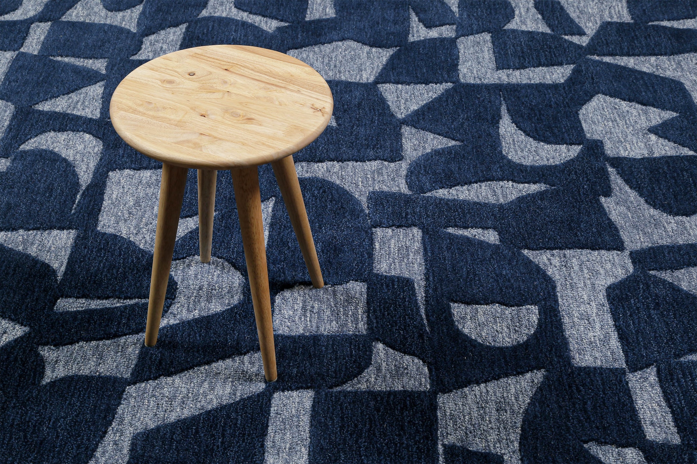 Wecon home Teppich »Ocean State« rechteckig 10 mm Höhe handgefertigt, gemustert, pflegeleicht, Wolle, Wohnzimmer, Esszimmer