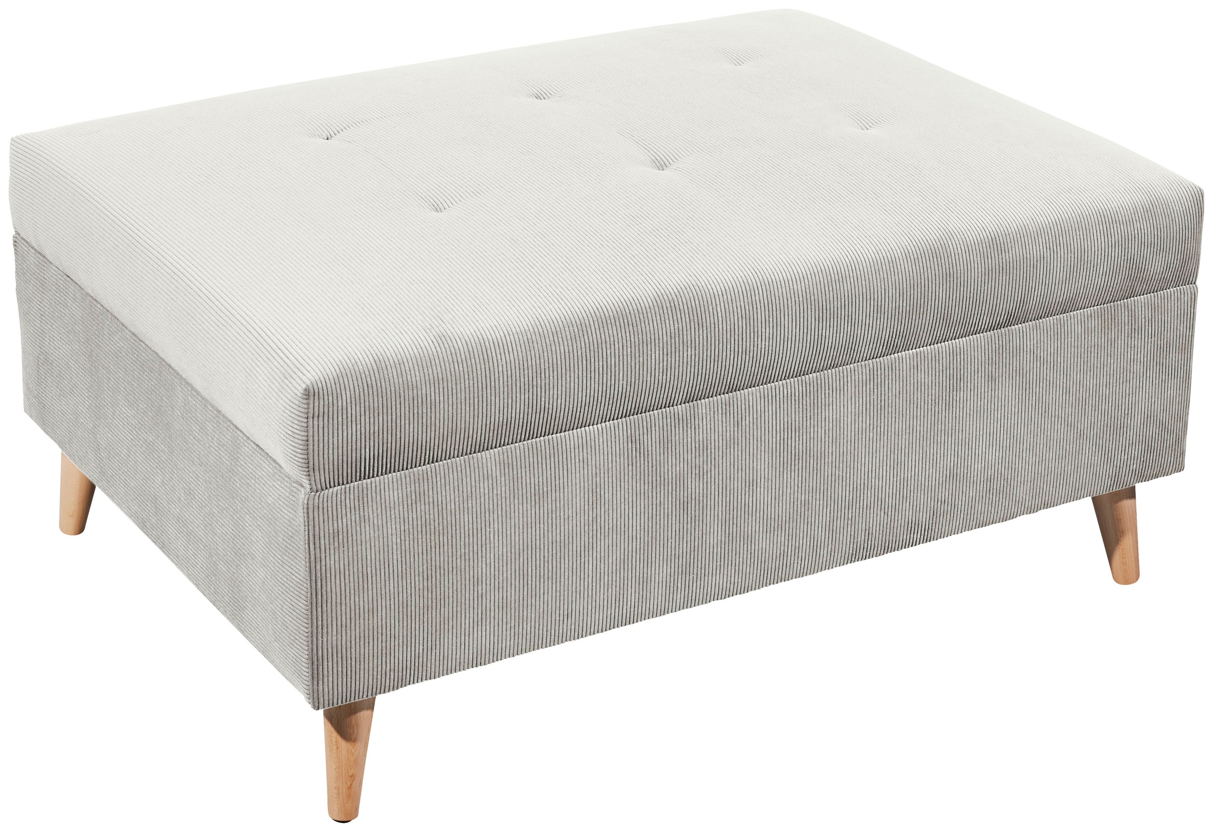 ED EXCITING DESIGN Ecksofa »Calanda L-Form«, mit Hocker & 3 Zierkissen