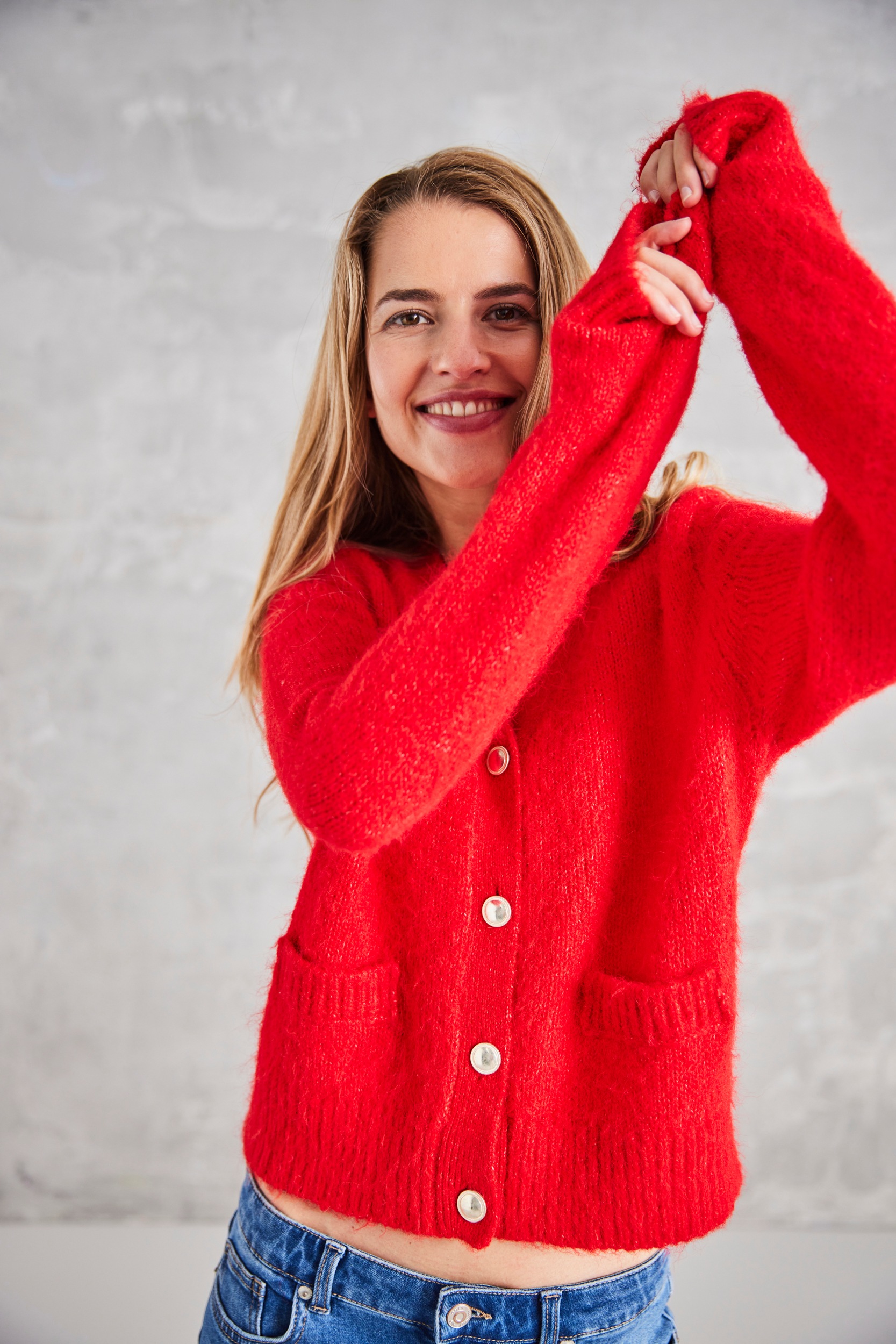 ONLY Strickjacke »ONLMAGGIE LIFE LS V-NECK CARDI CC KNT«