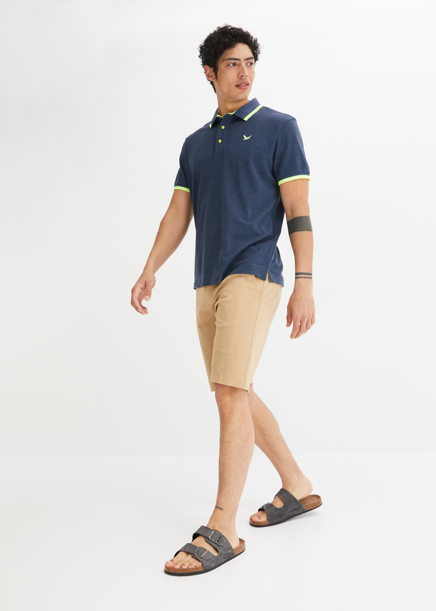 bonprix Poloshirt »Piqué-Poloshirt mit reiner Baumwolle« Piqué-Poloshirt mit reiner Baumwolle
