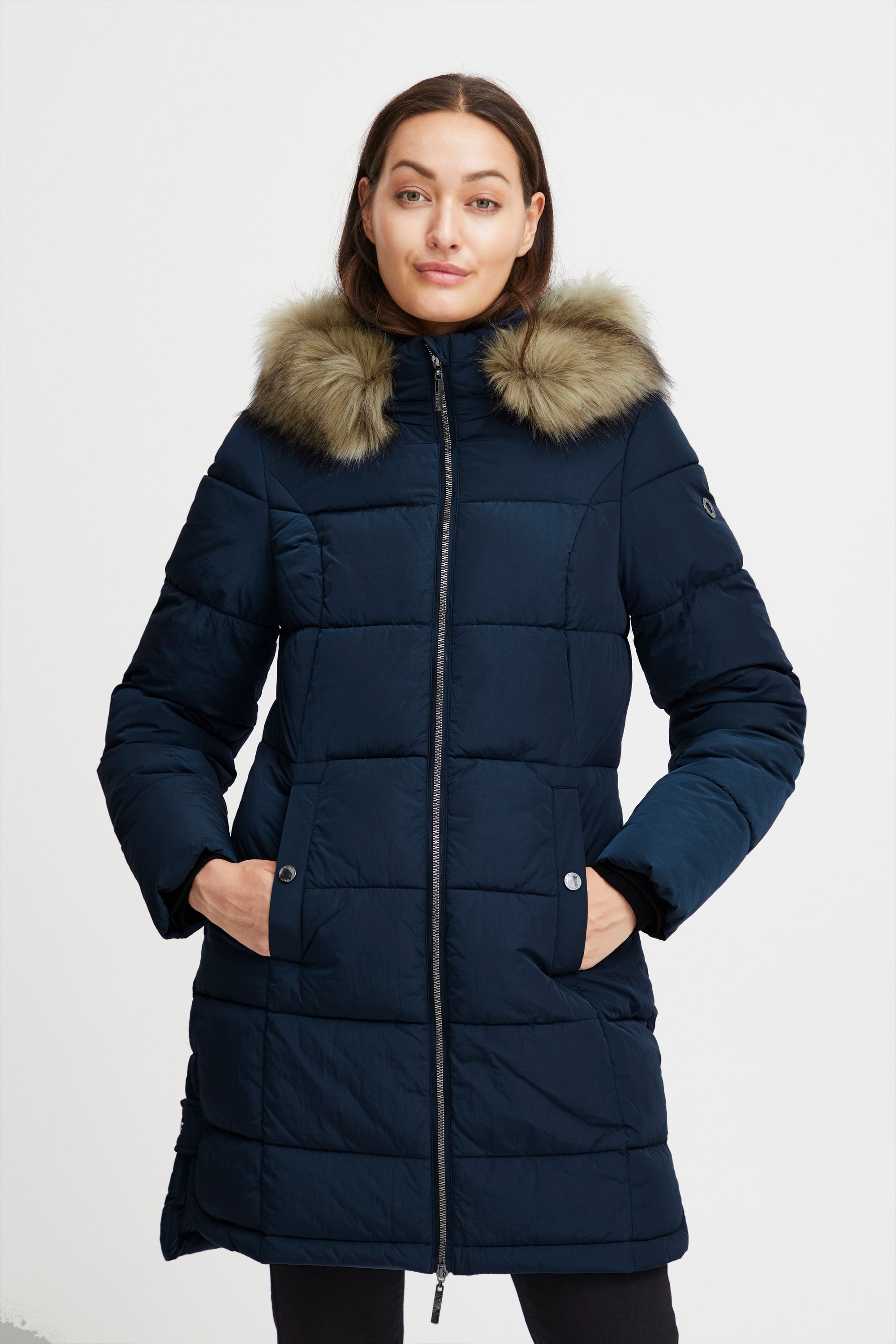 fransa Steppjacke »Steppjacke FRBac«, mit Kapuze