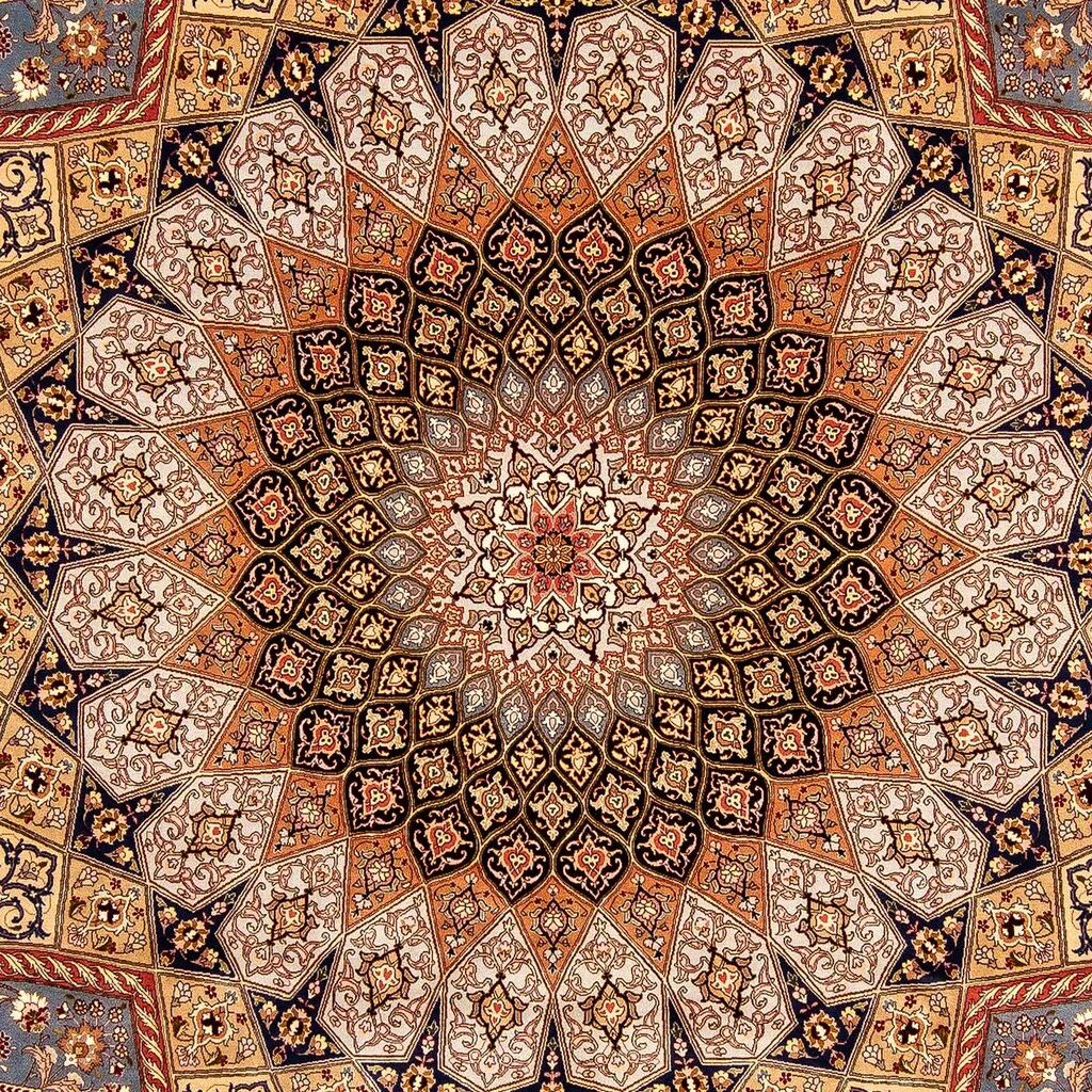 morgenland Orientteppich »Perser - Täbriz - Royal - 358 x 253 cm - hellbraun«, rechteckig