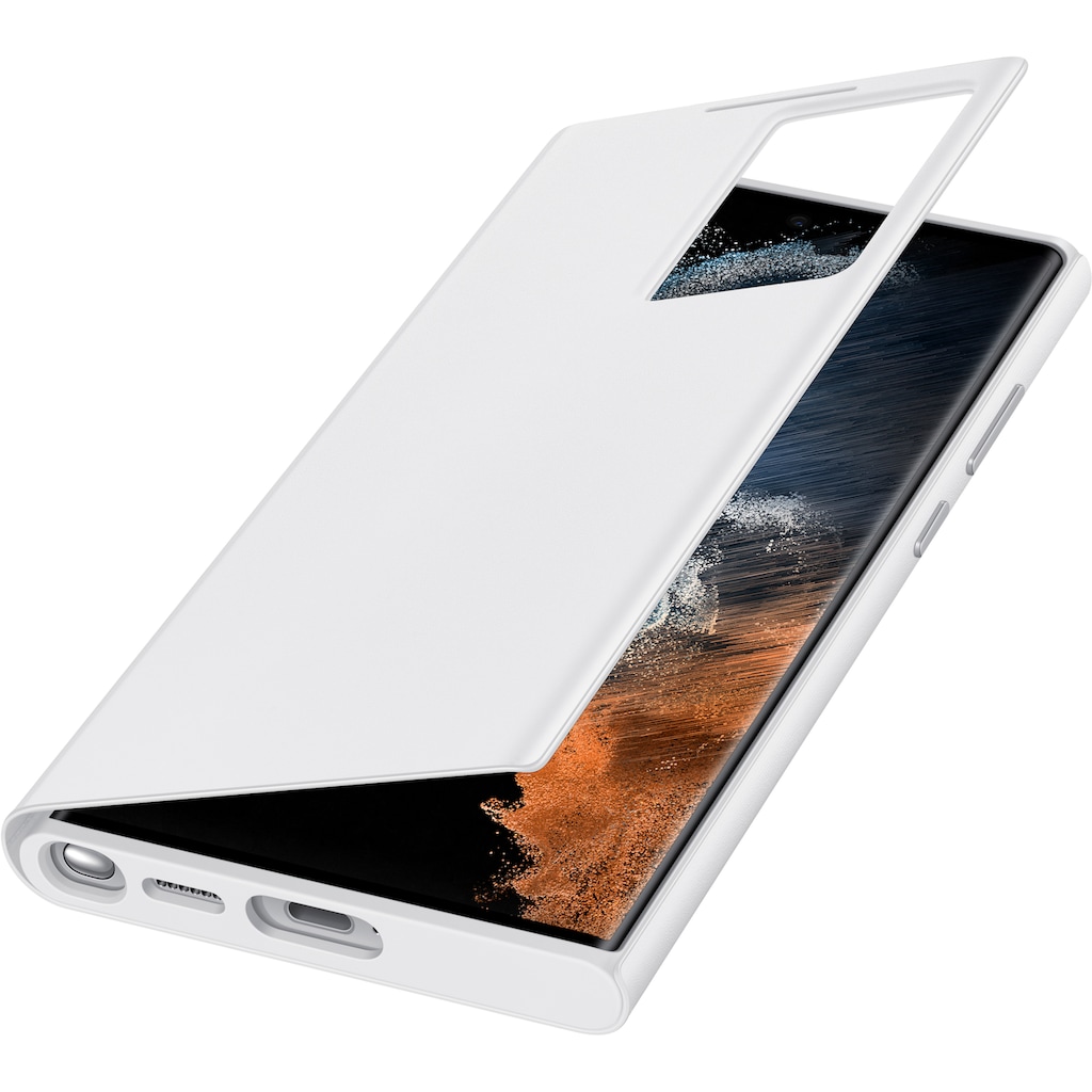 Samsung Handyhülle »EF-ZS908 Clear View Cover für Galaxy S22 Ultra«, Galaxy S22 Ultra