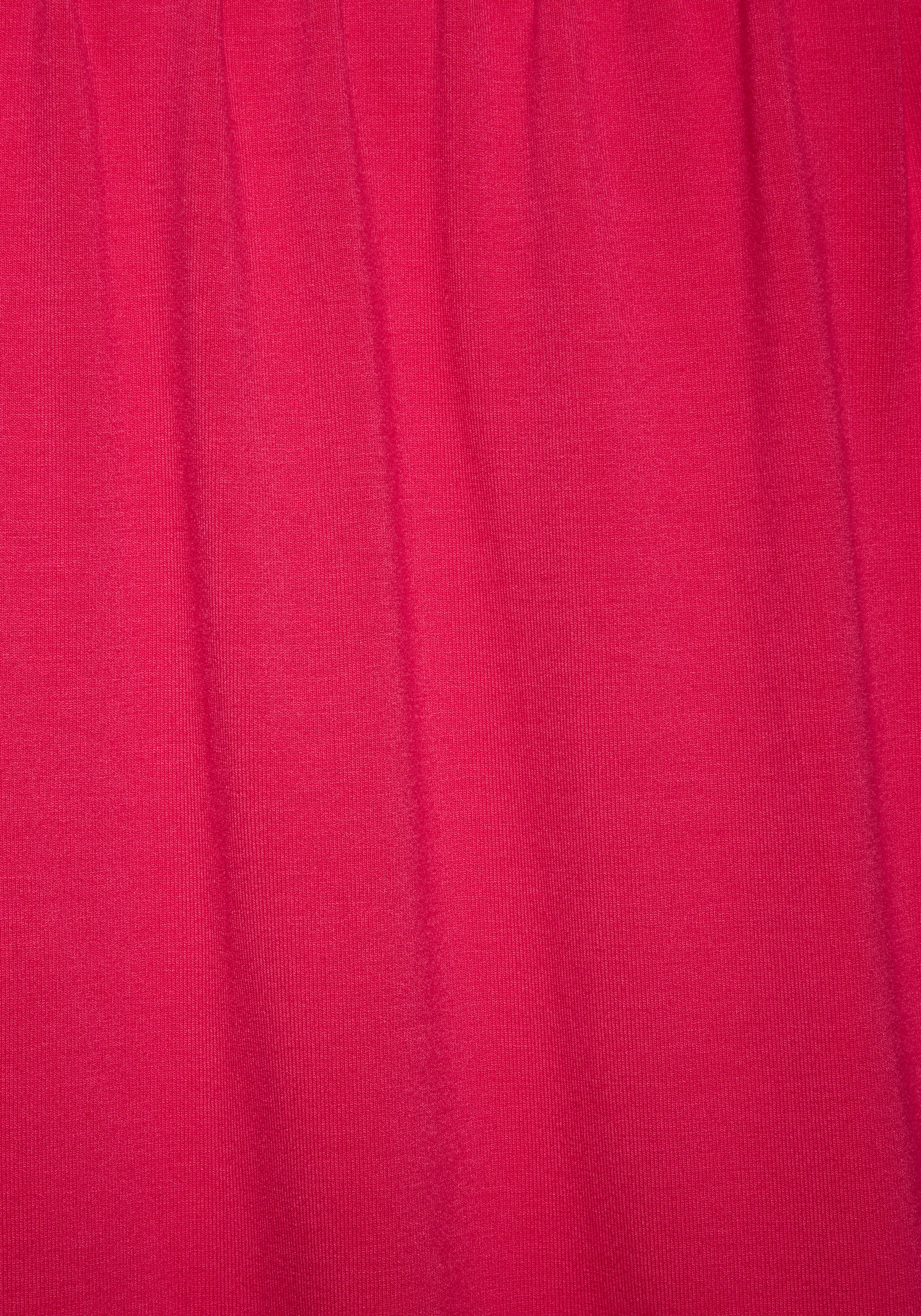LASCANA 3/4-Arm-Shirt »mit zarter Raffung am Ausschnitt«, aus weichem Viskose-Stretch