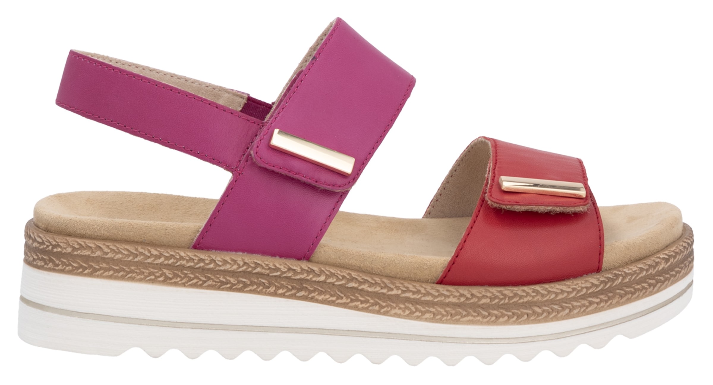 Remonte Keilsandalette, Riemchensandale, Bequemschuh mit Schmuckelementen