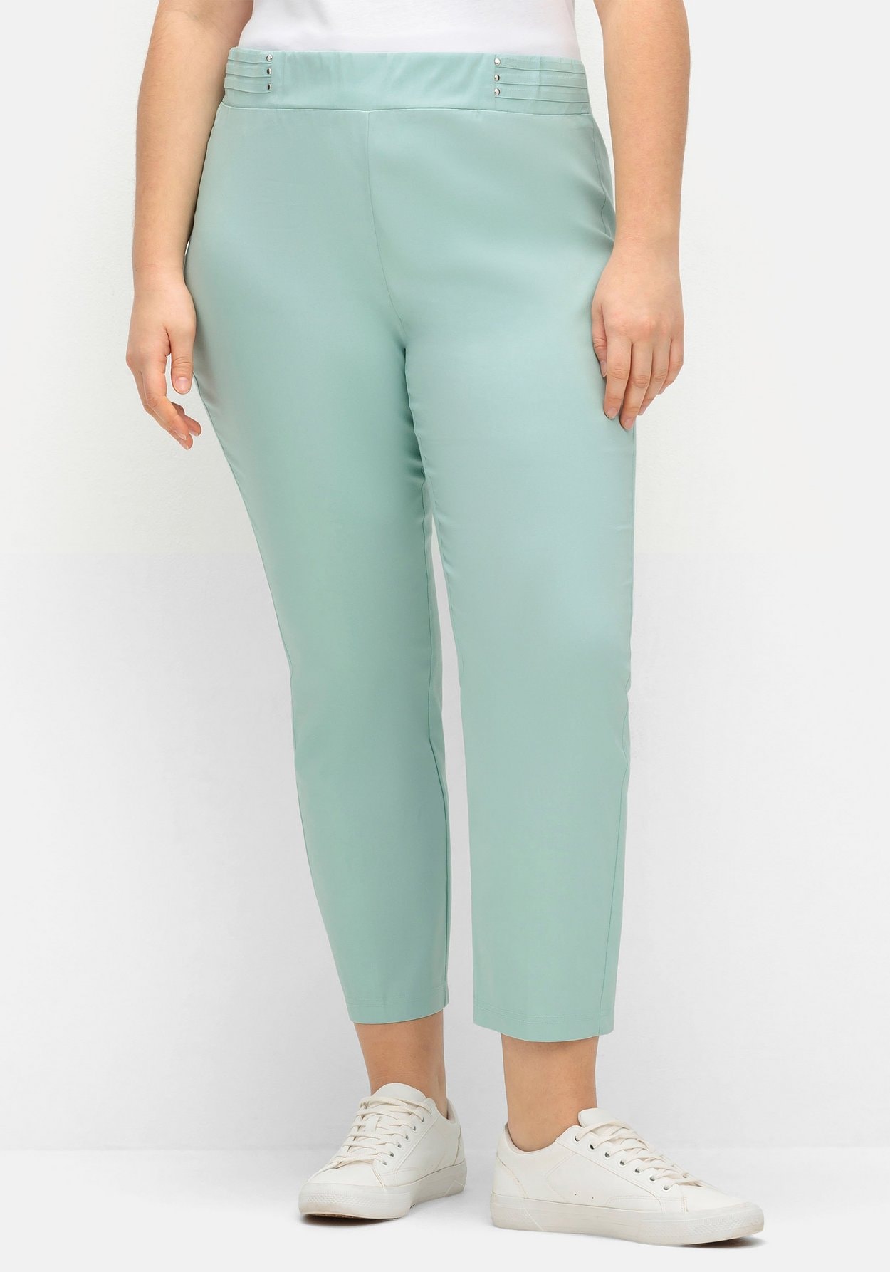 Sheego Schlupfhose »Bengalin-Schlupfhose mit dekorativem Bund«
