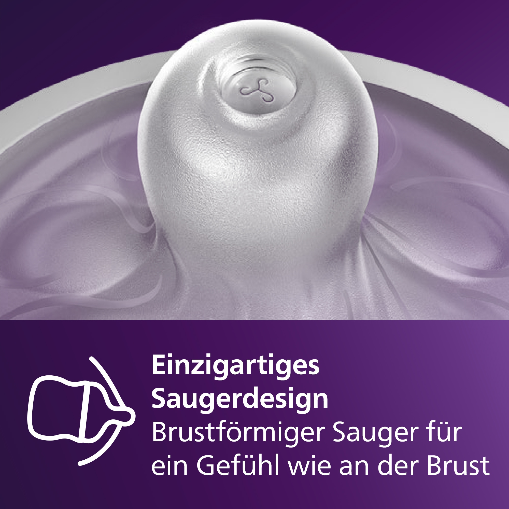 Philips AVENT Babyflasche »Natural Response Starter-Set für Neugeborene SCD838/11«, 4 Flaschen, ultra soft Schnuller und Flaschenbürste