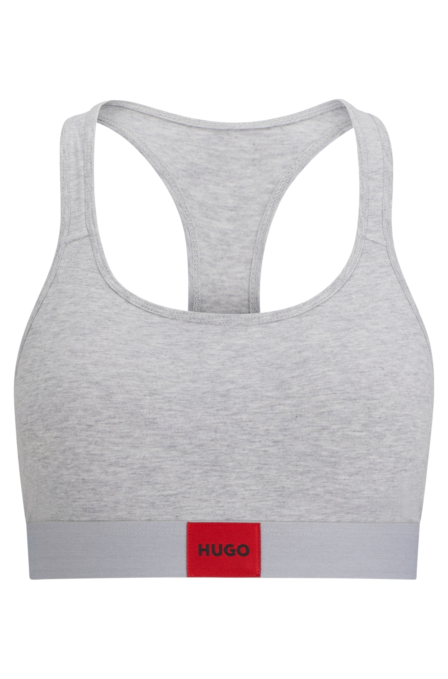 HUGO Underwear Bralette-BH »BRALETTE PAD.RED LAB«, mit aufgesticktem HUGO BOSS Logo