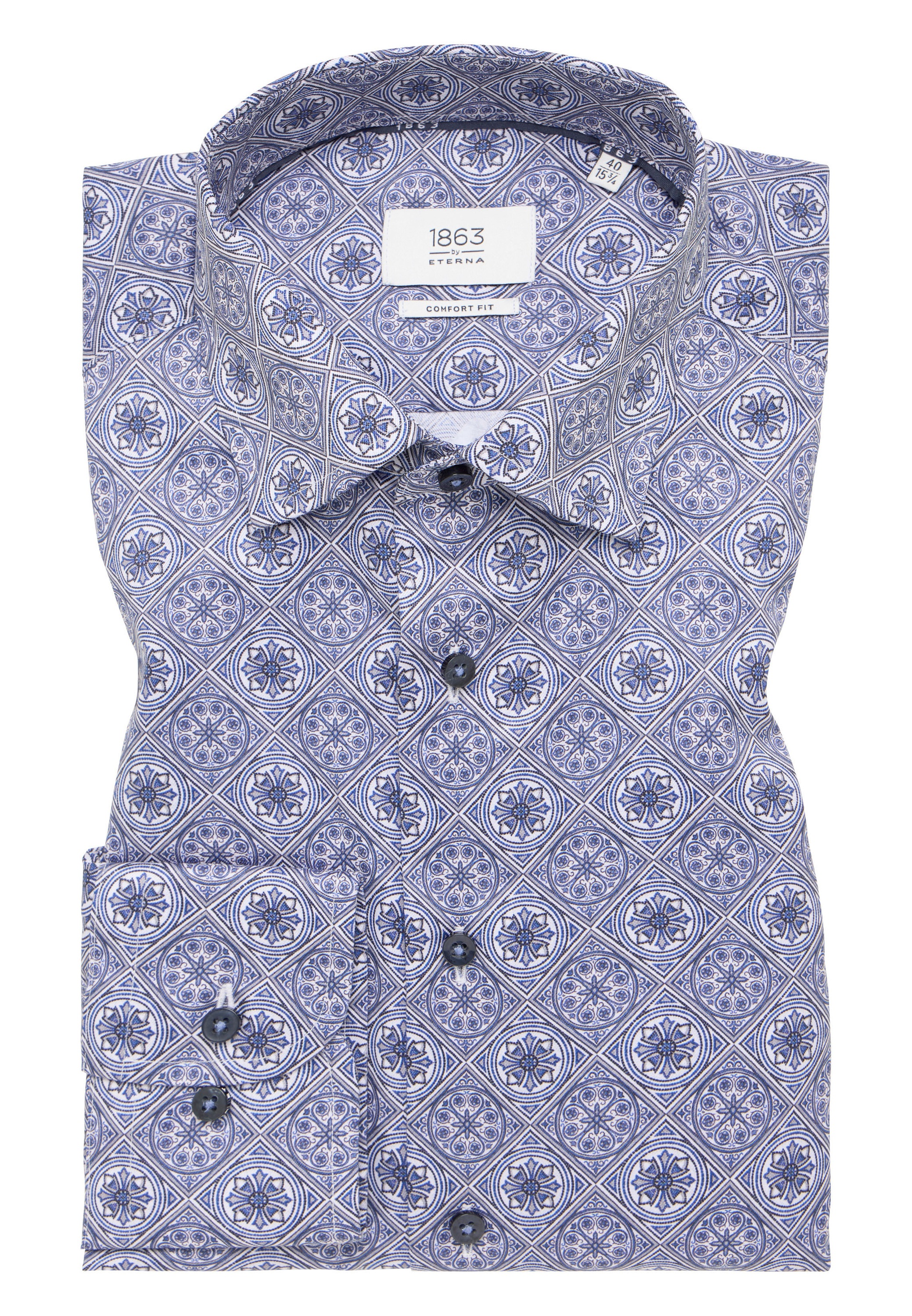 Eterna Langarmhemd »COMFORT FIT«, NON IRON (bügelfrei)