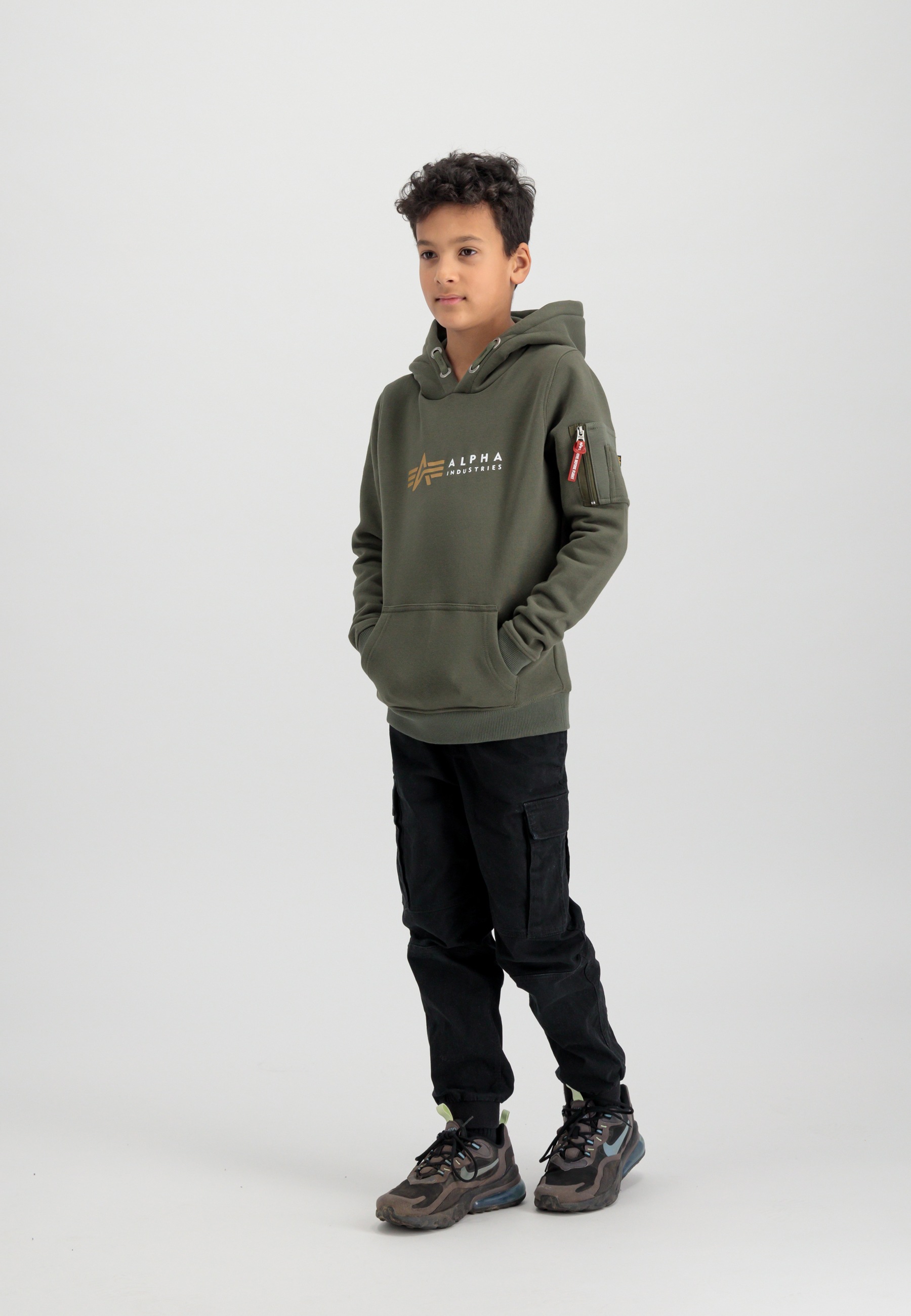 Alpha Industries Hoodie »Alpha Industries Kids - Hoodies Alpha Label Hoodie Kids«