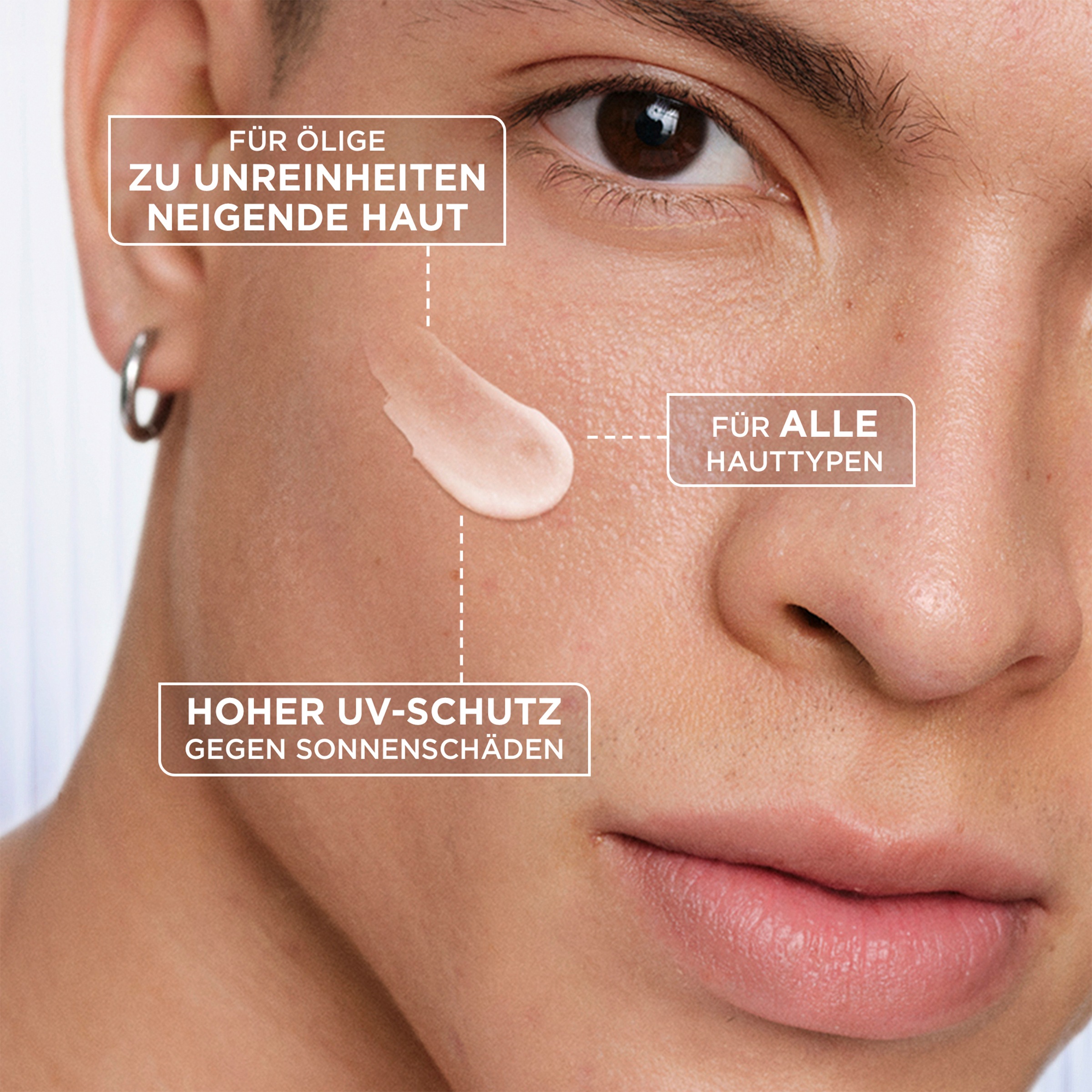 Mixa Gesichts-Reinigungsfluid »MIXA ANTI-UNREINHEITEN LSF50 + UV FLUID« mit Niacinamid