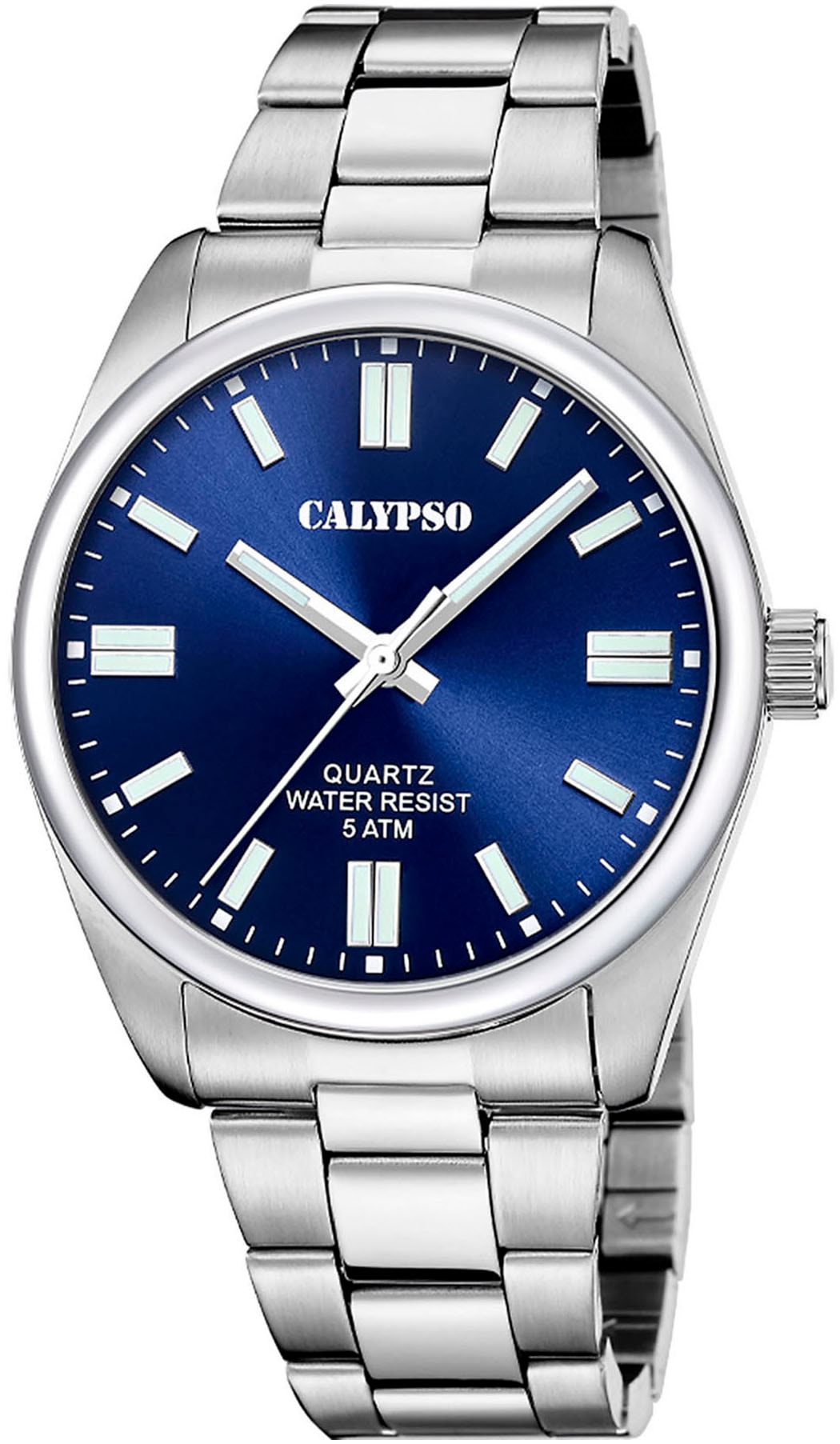 CALYPSO WATCHES Quarzuhr »Basic«, Armbanduhr, Herrenuhr, Edelstahlarmband, analog