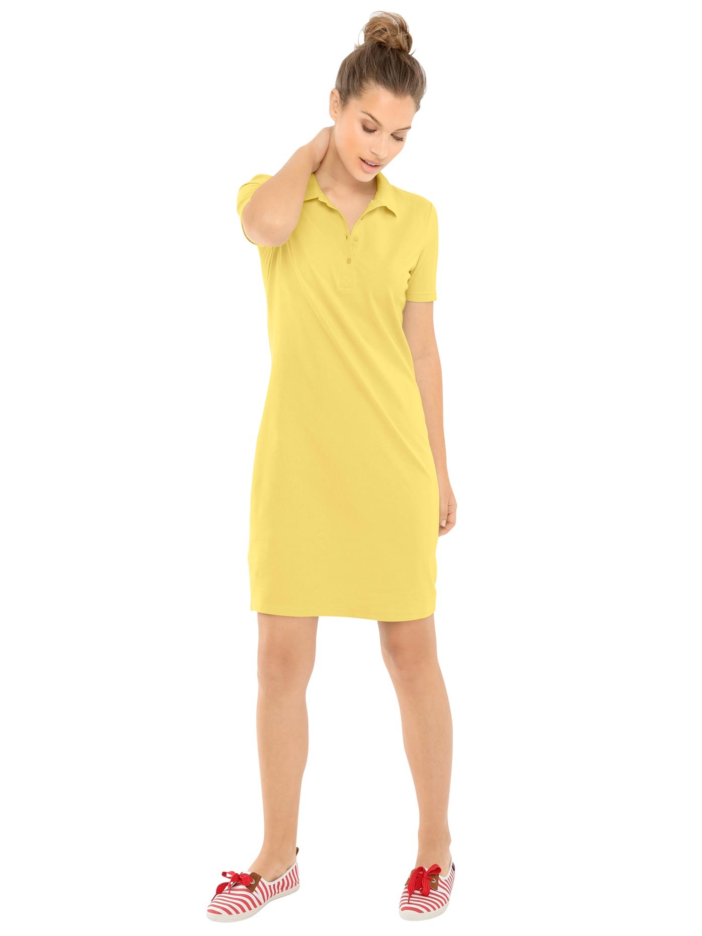 günstig shoppen ▻ Gelbes-Kleid
