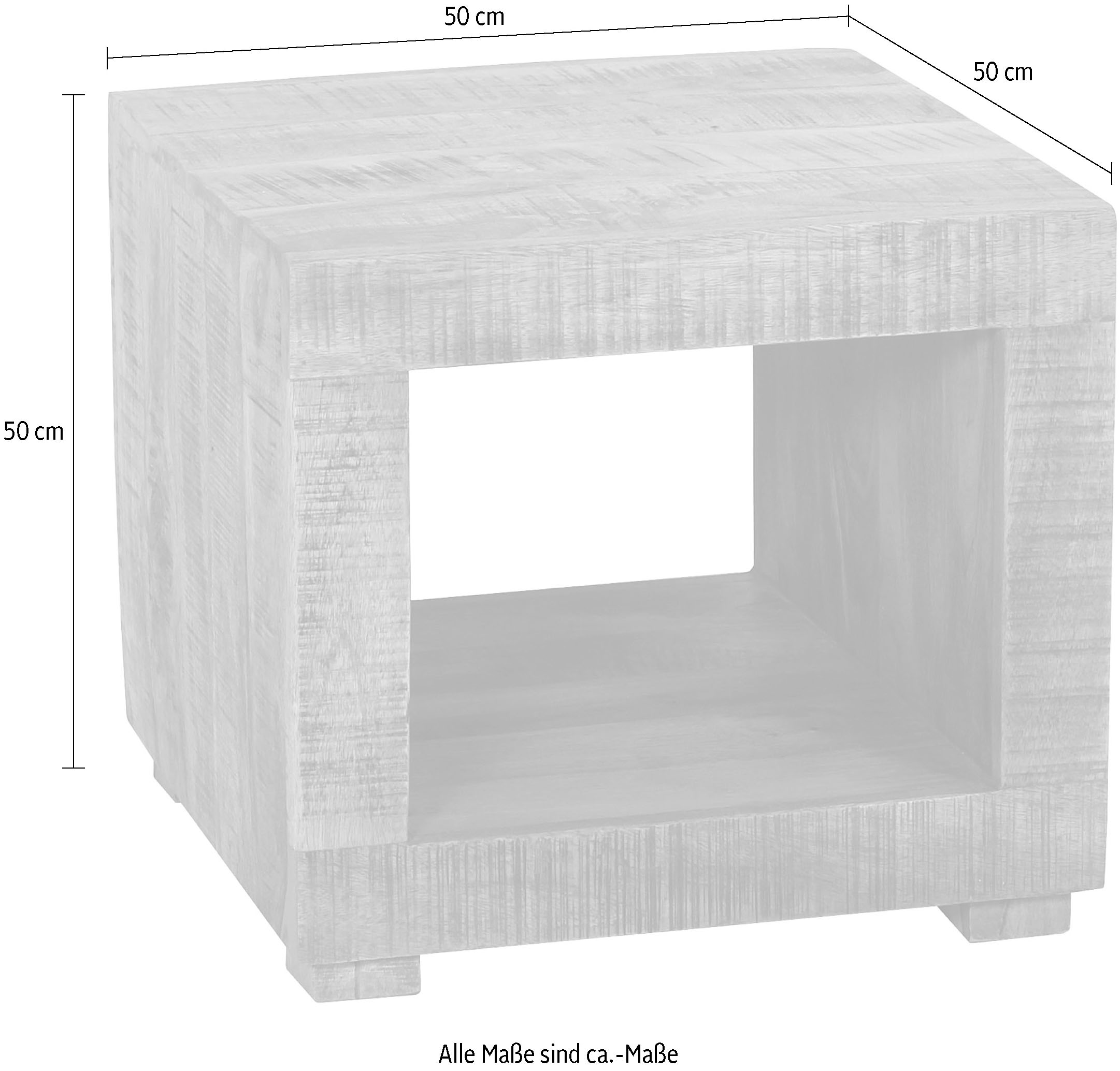 Home affaire Couchtisch »Titlis«, Beistelltisch aus Mangoholz
