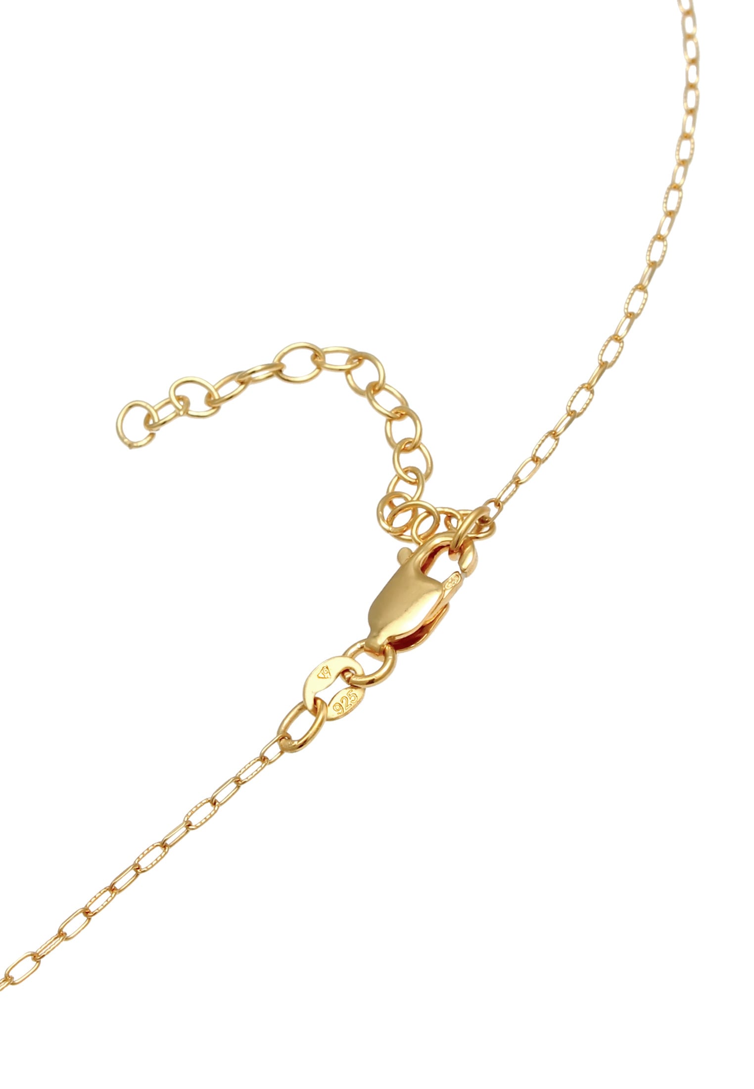 Elli Choker »Halskette Choker Gliederkette Oval Trend 925 Silber«