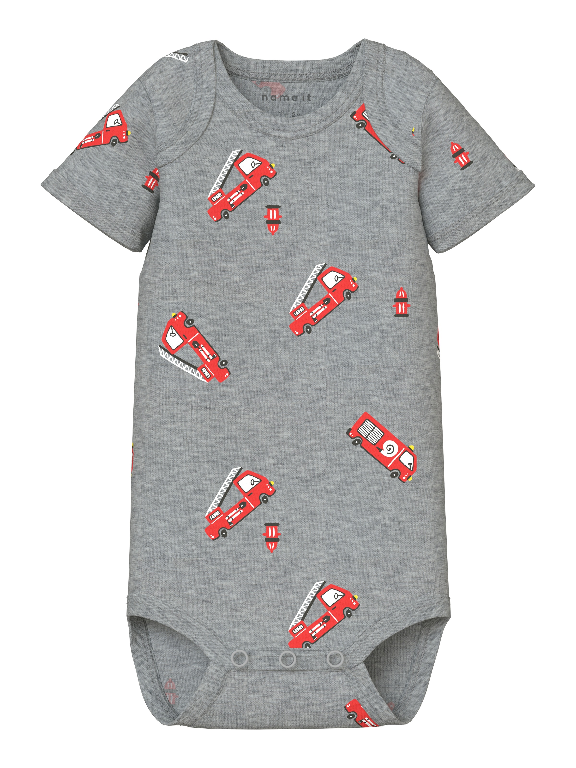 Name It Kurzarmbody »NBMBODY 3P SS FIRETRUCK NOOS« Packung, 3 tlg.