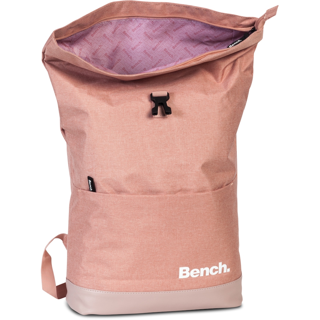 Bench. Laptoprucksack »Roll-Top, altrosa«