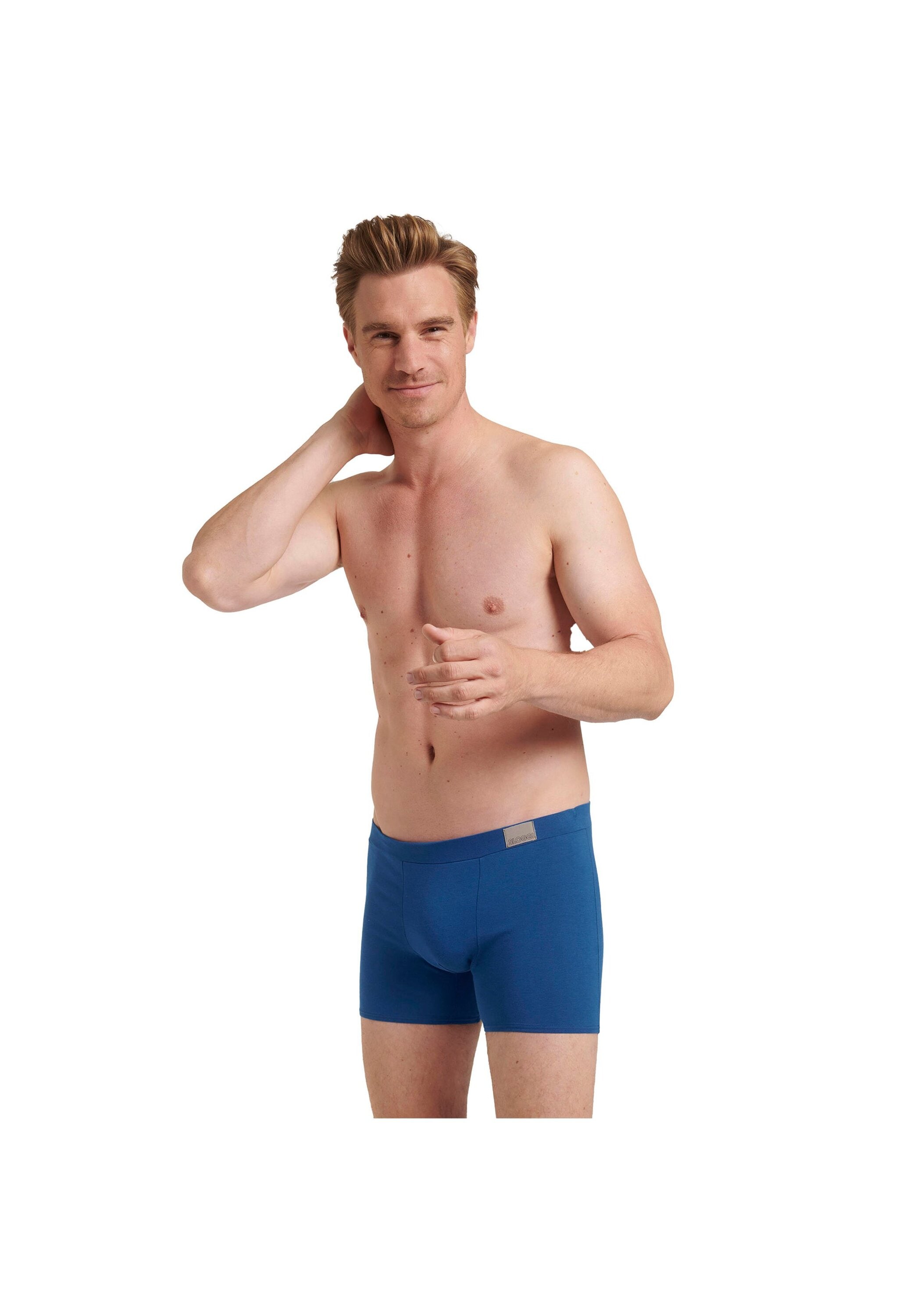 sloggi Boxershorts »Boxershort GO Natural Short C4P 4er Pack«