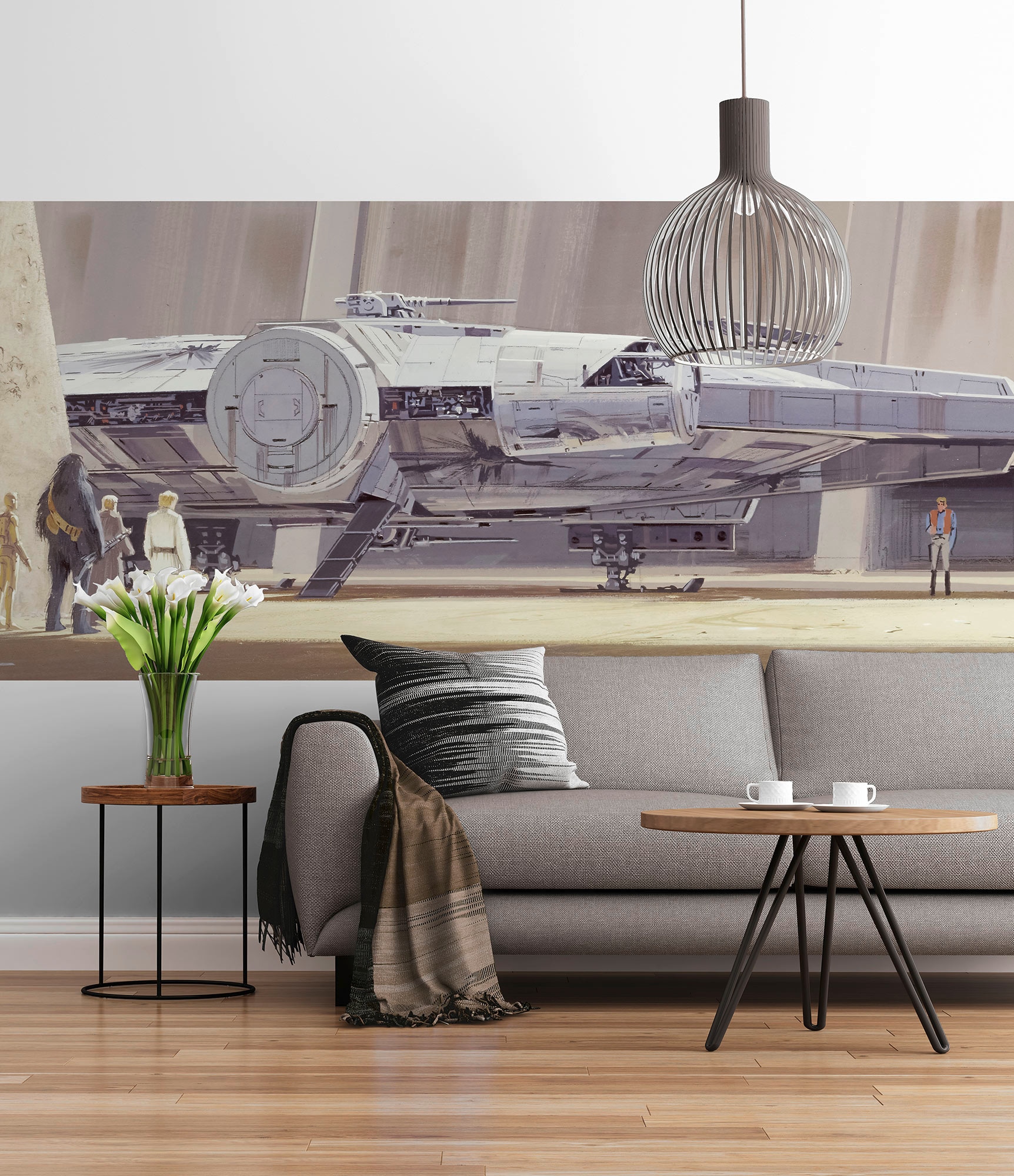 Komar Fototapete »STAR WARS Classic RMQ MilleniumFalcon«, 368x127 cm (Breite  x Höhe) online bestellen bei OTTO
