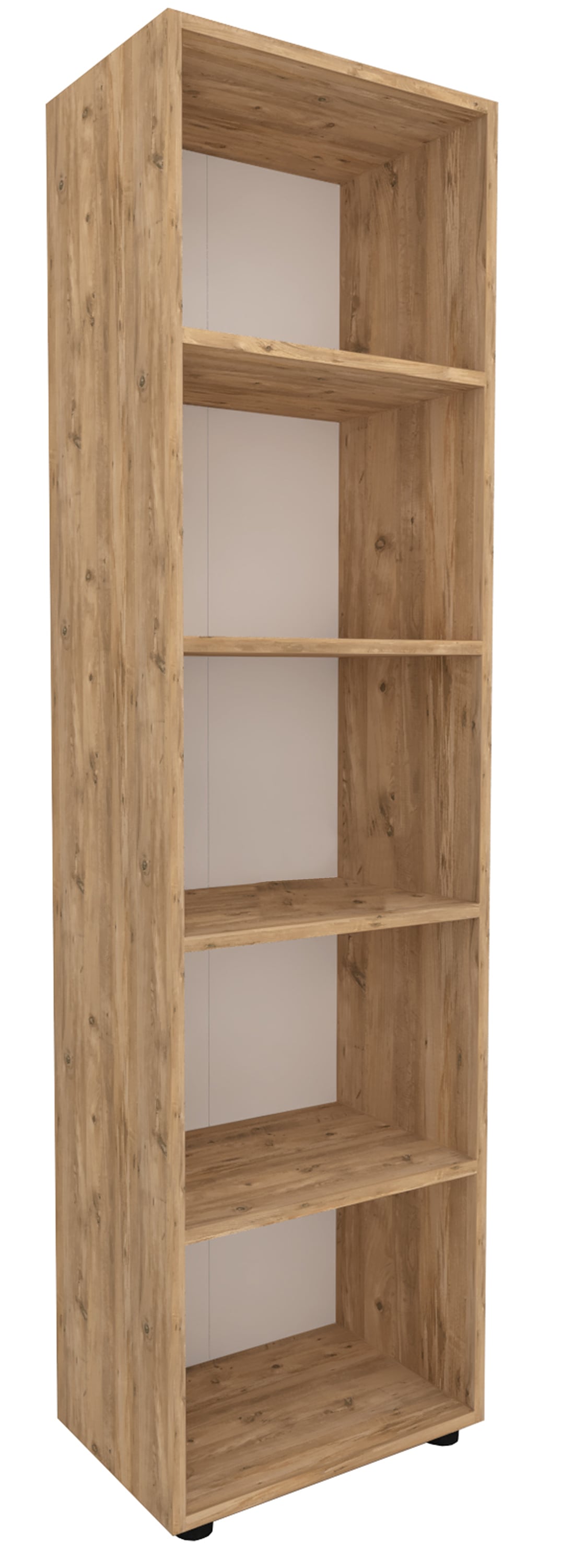 VCM Aktenregal »VCM Holzregal stehend | platzsparender Aktenschrank | Maße ca. H. 178 x B. 49 x T. 32 cm | Elegantes Regal | Büroregal ¿ Ulas 5f«