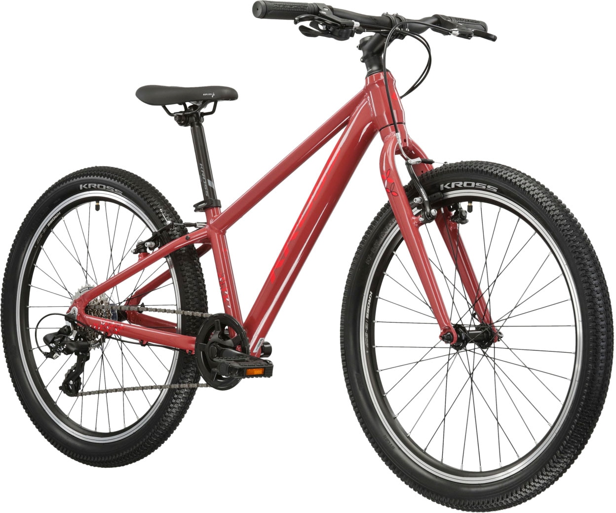 Kross Kinderfahrrad »Kinder-MTB Lea Jr 1.0«, 8 Gang, Shimano, TOURNEY TX800 Schaltwerk, Kettenschaltung