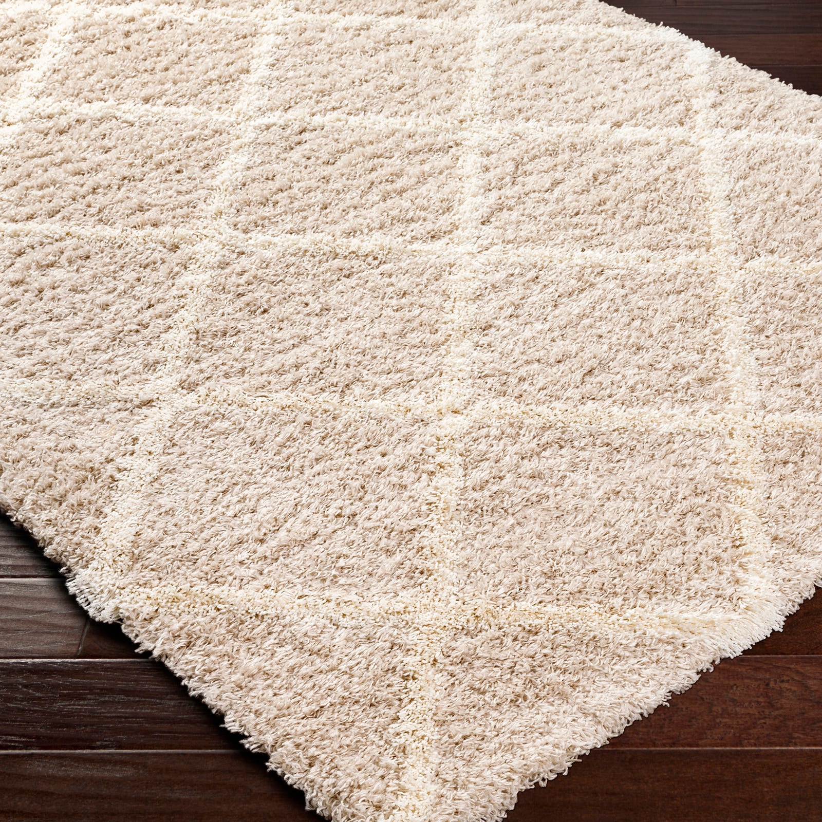 Livabliss Hochflor-Teppich »SMOLENSK« rechteckig 52 mm Höhe Flauschig, Langflor, Weich, Boho Wohnzimmerteppich, Grau