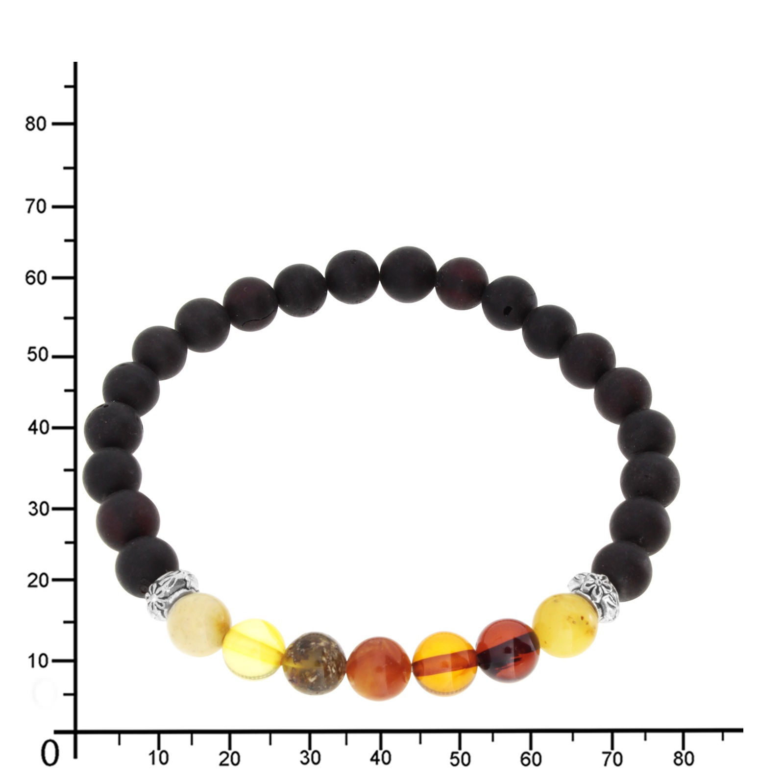 OSTSEE-SCHMUCK Armband »- Vivi 6 mm - Bernstein -,«