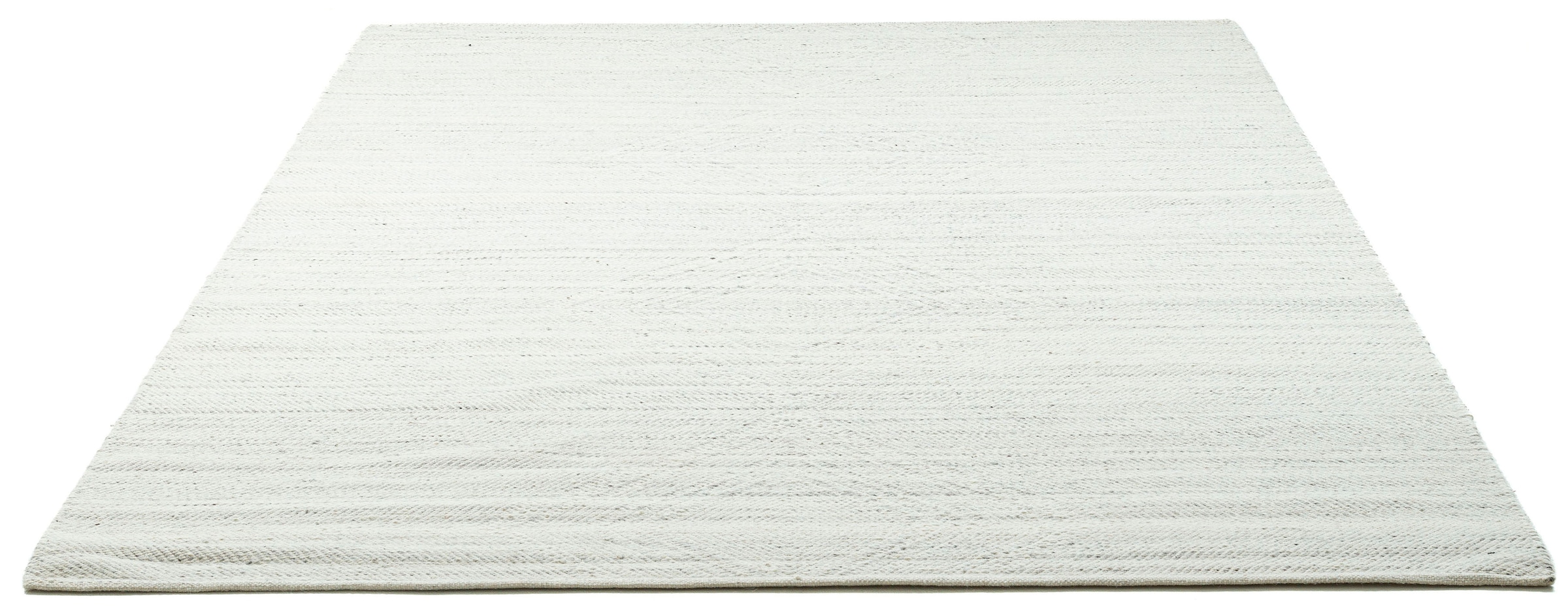 THEKO Wollteppich »Molde - 14003«, rechteckig, reine Wolle, handgewebt, Scandi, Rauten Muster, mit Fransen