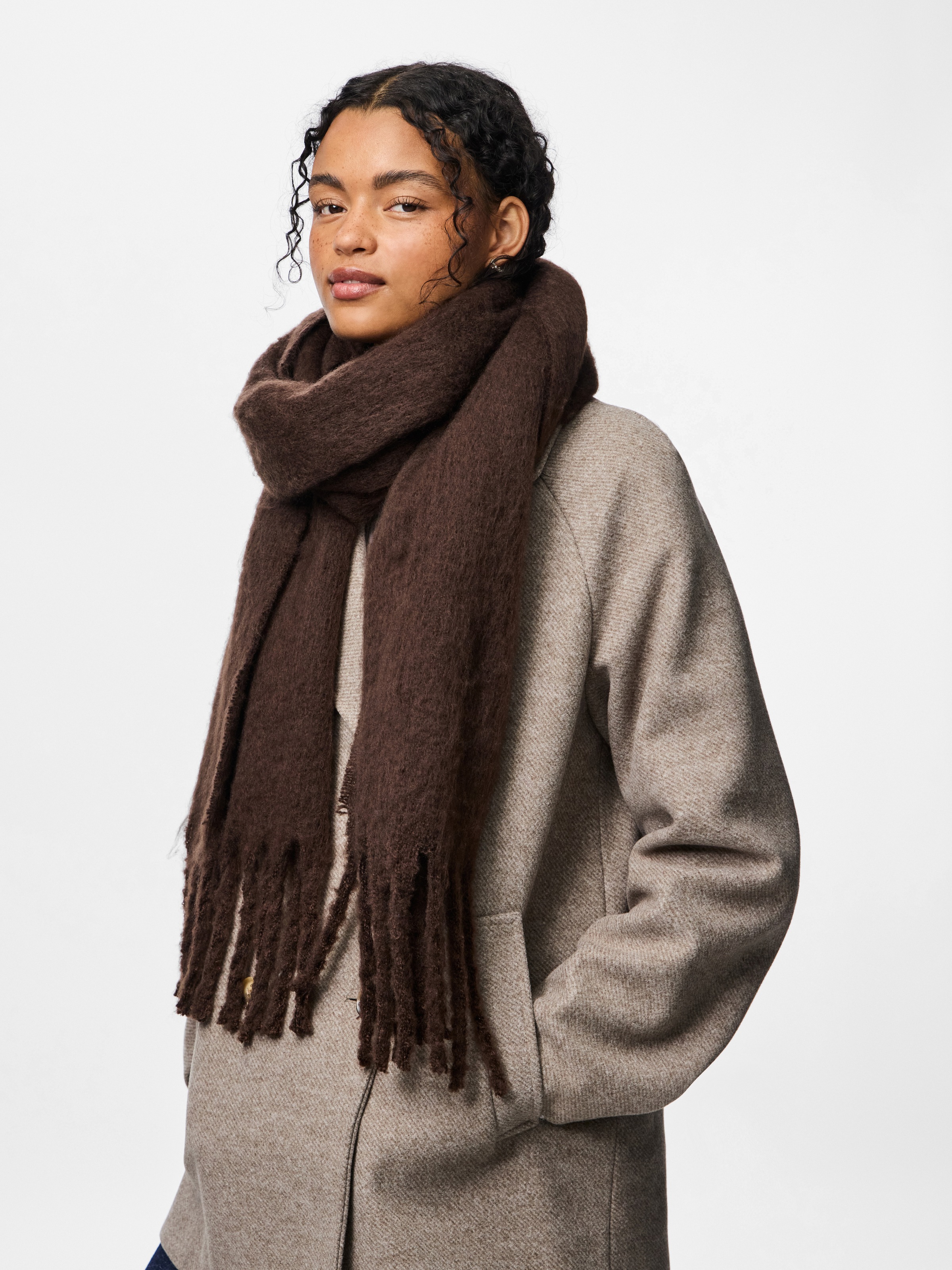 pieces Schal »PCNIKITA LONG SCARF NOOS BC« Kunstfaser