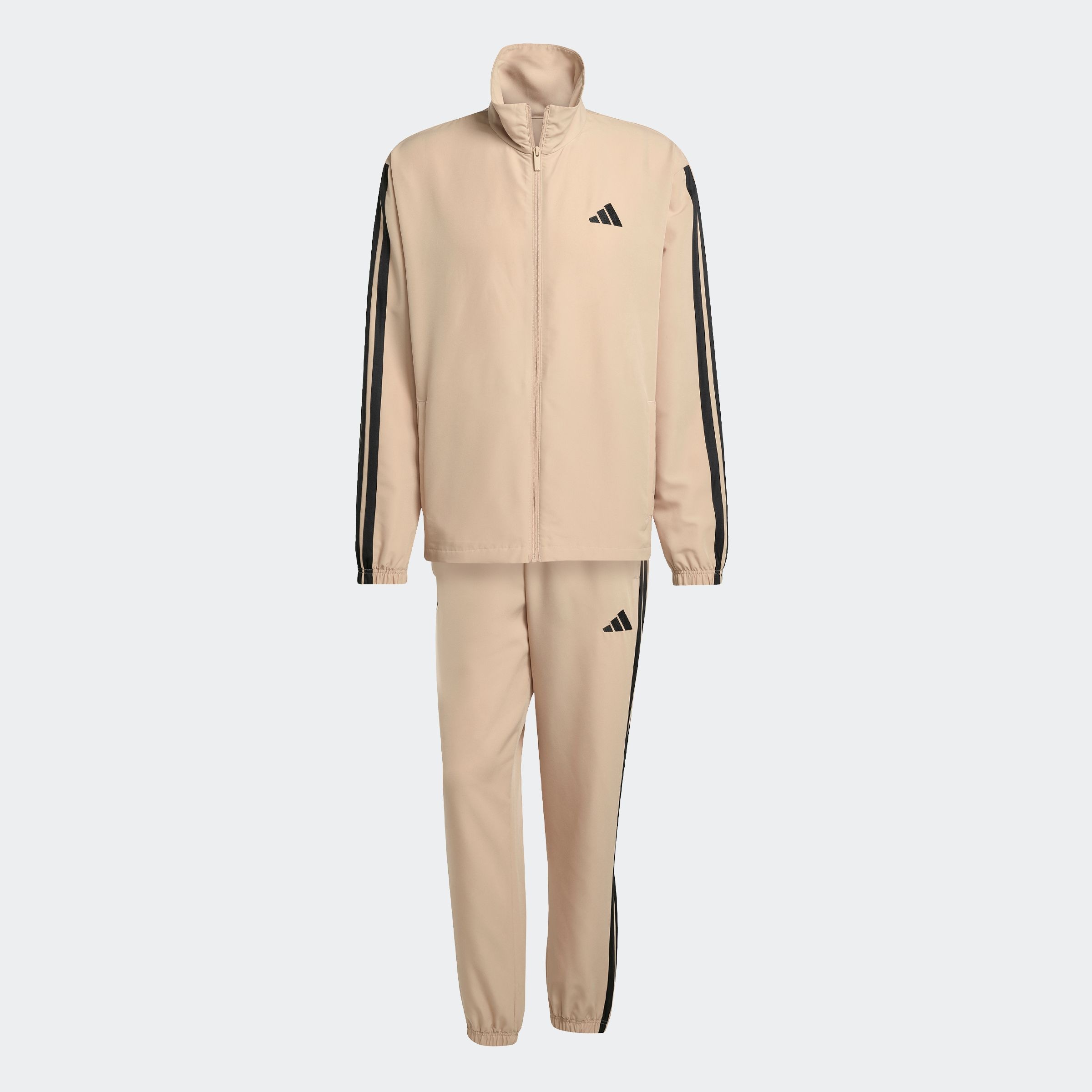 adidas Sportswear Trainingsanzug »3-STREIFEN WOVEN« 2 Stk. zweiteiliges Set, aus Polyester, mit durchgehendem Reißverschluss