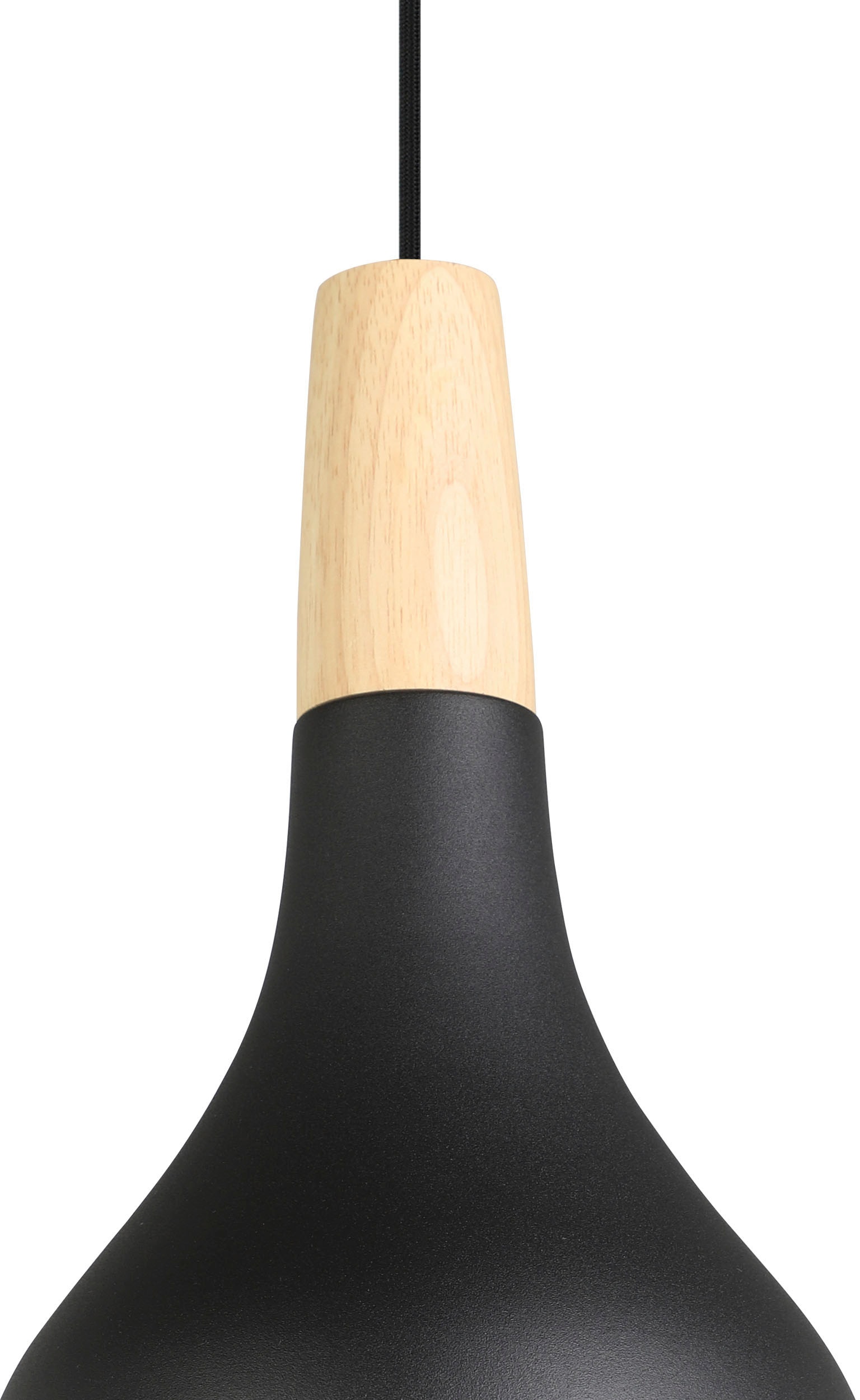 EGLO Hängeleuchte »SABINAR«, Hängeleuchte in schwarz und braun aus Stahl,  Holz - exkl. E27 - 40W kaufen online bei OTTO