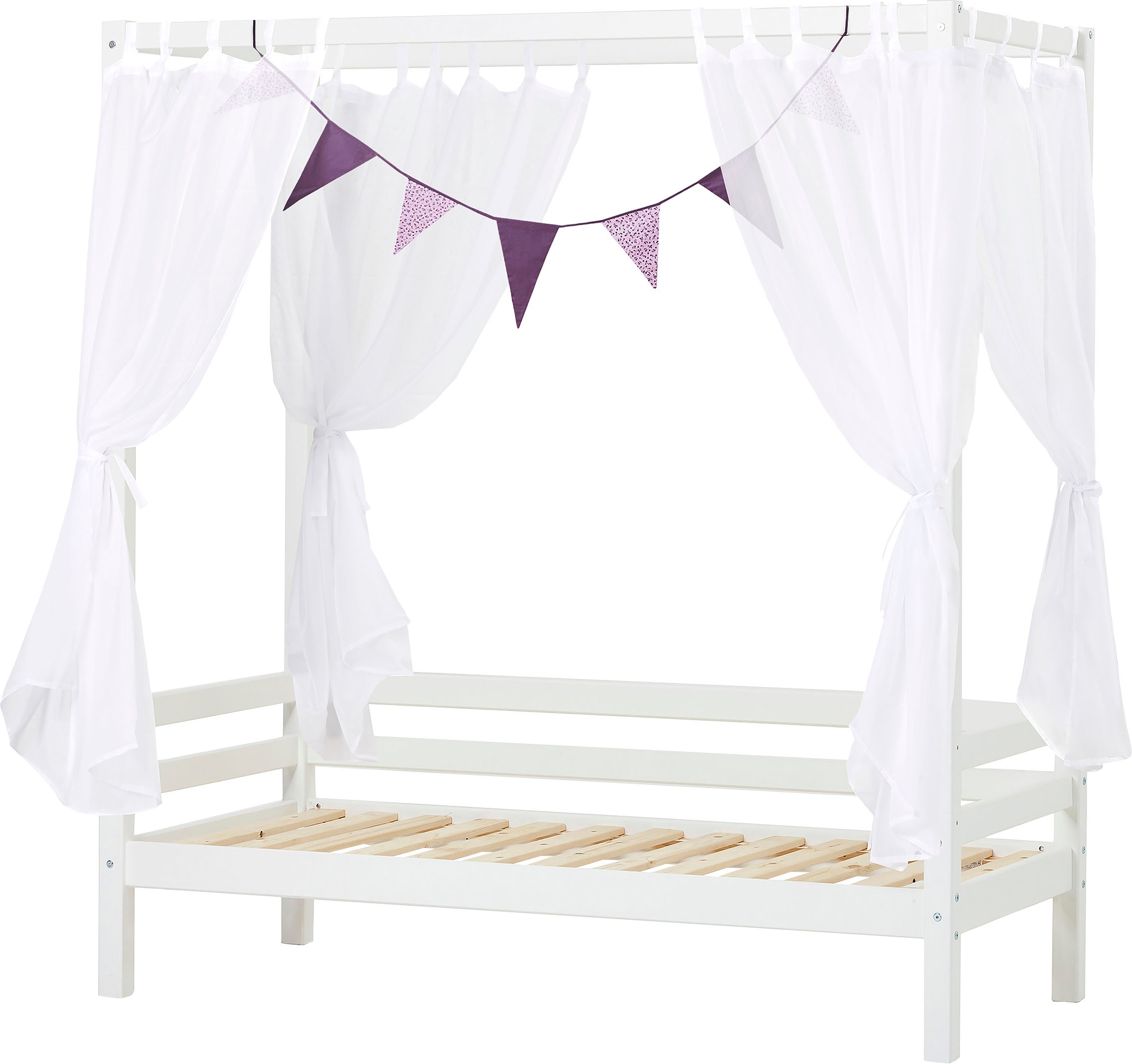 Hoppekids Kinderbett »ECO Dream«, Prinzessinnen-Bett 70x160 cm, umbaubar