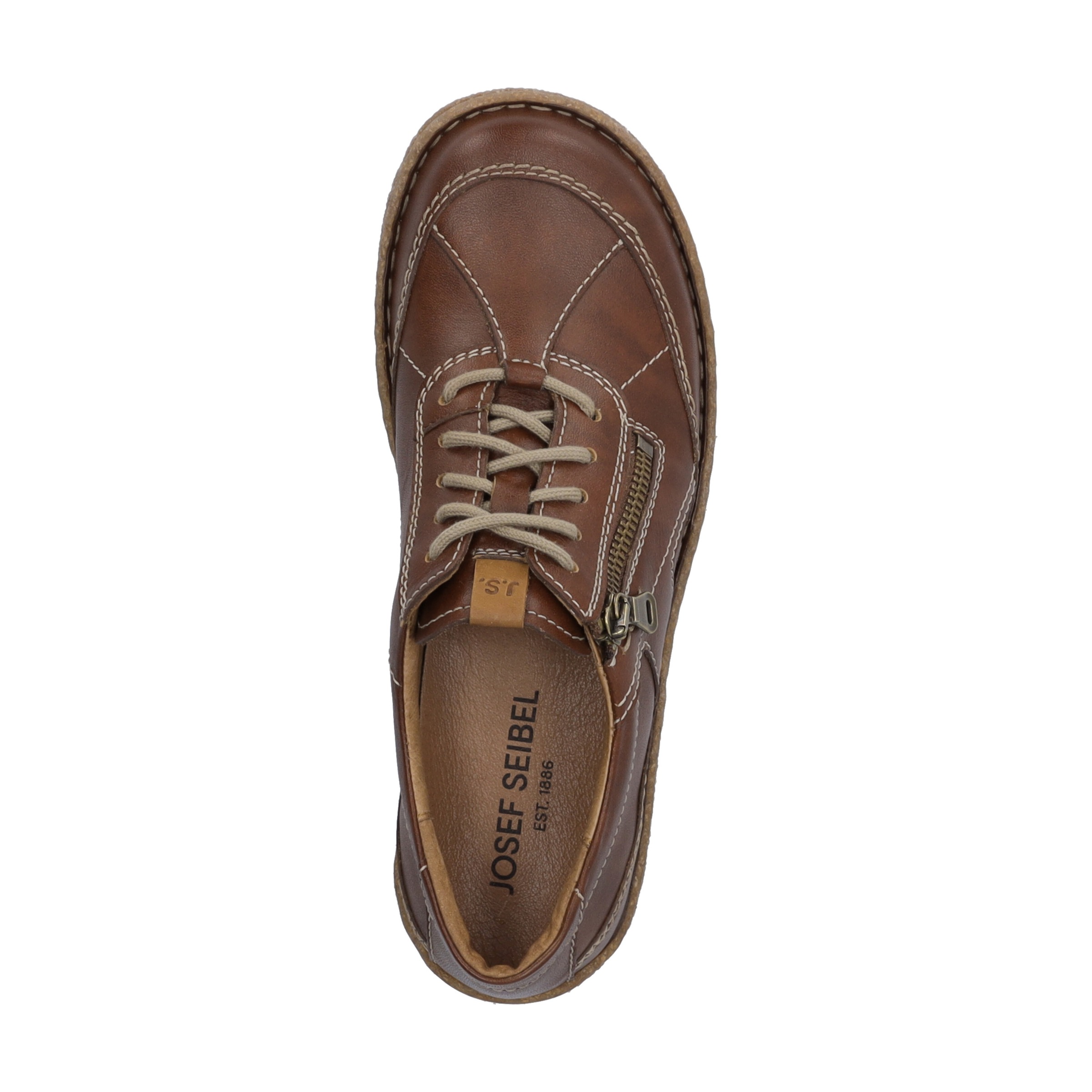 Josef Seibel Schnürschuh »Neele 54, brandy-kombi«