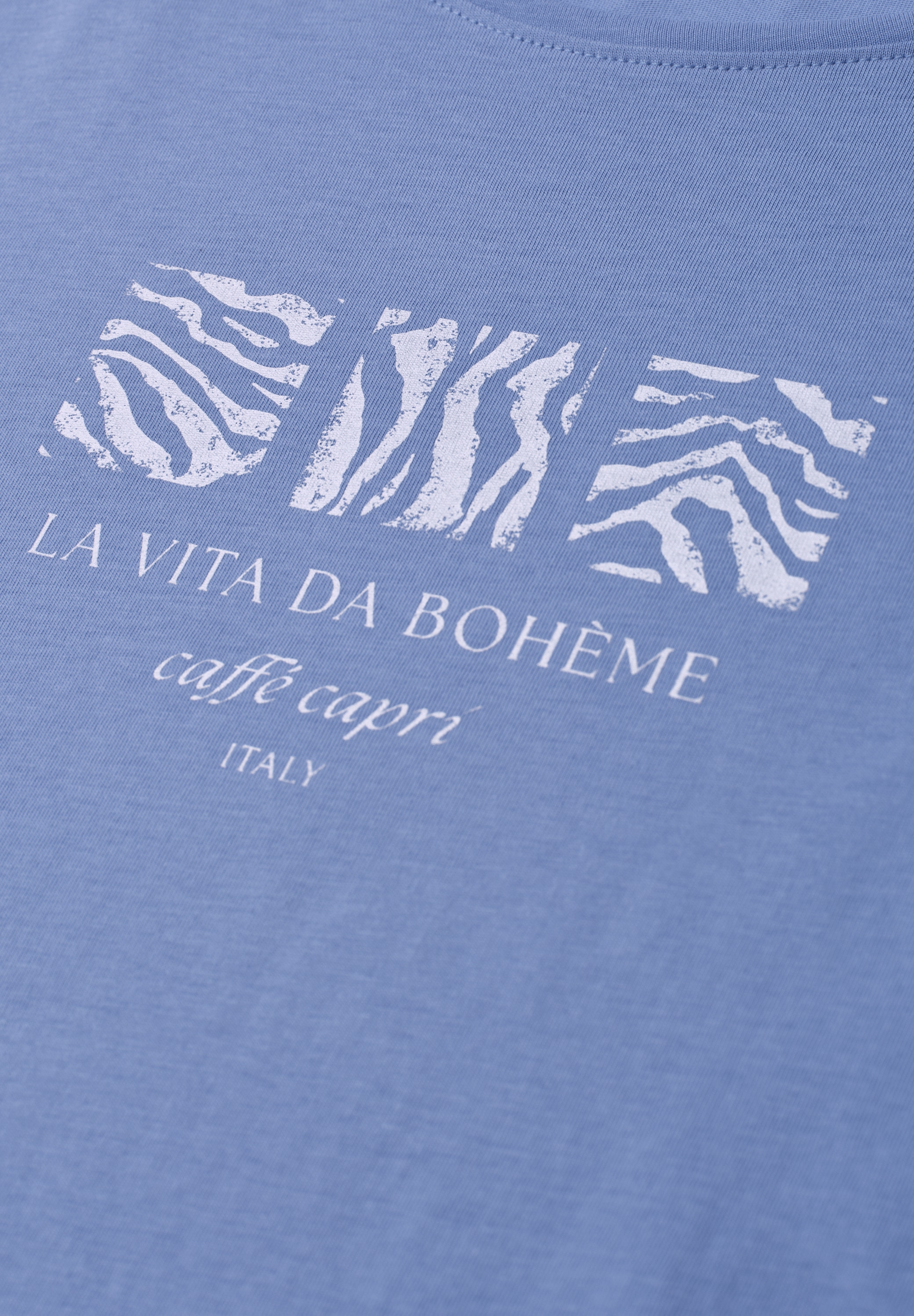 STREET ONE Kurzarmshirt Sommershirt mit Print