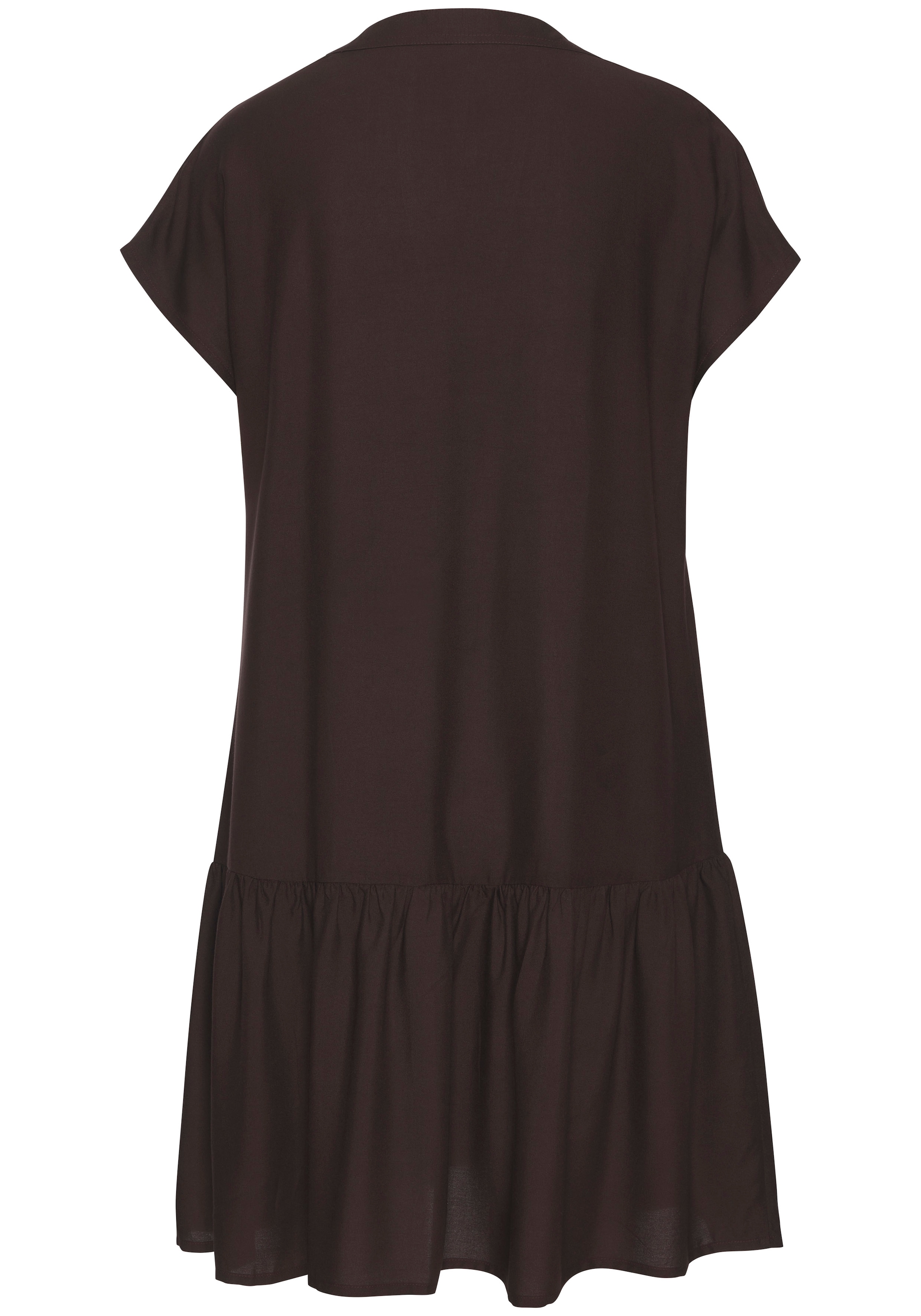 LASCANA Blusenkleid mit Volant am Rock